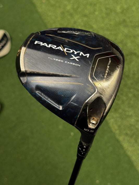 Callaway Paradym X 10.5 Degree Driver Stiff HZRDUS 6.0 Shaft