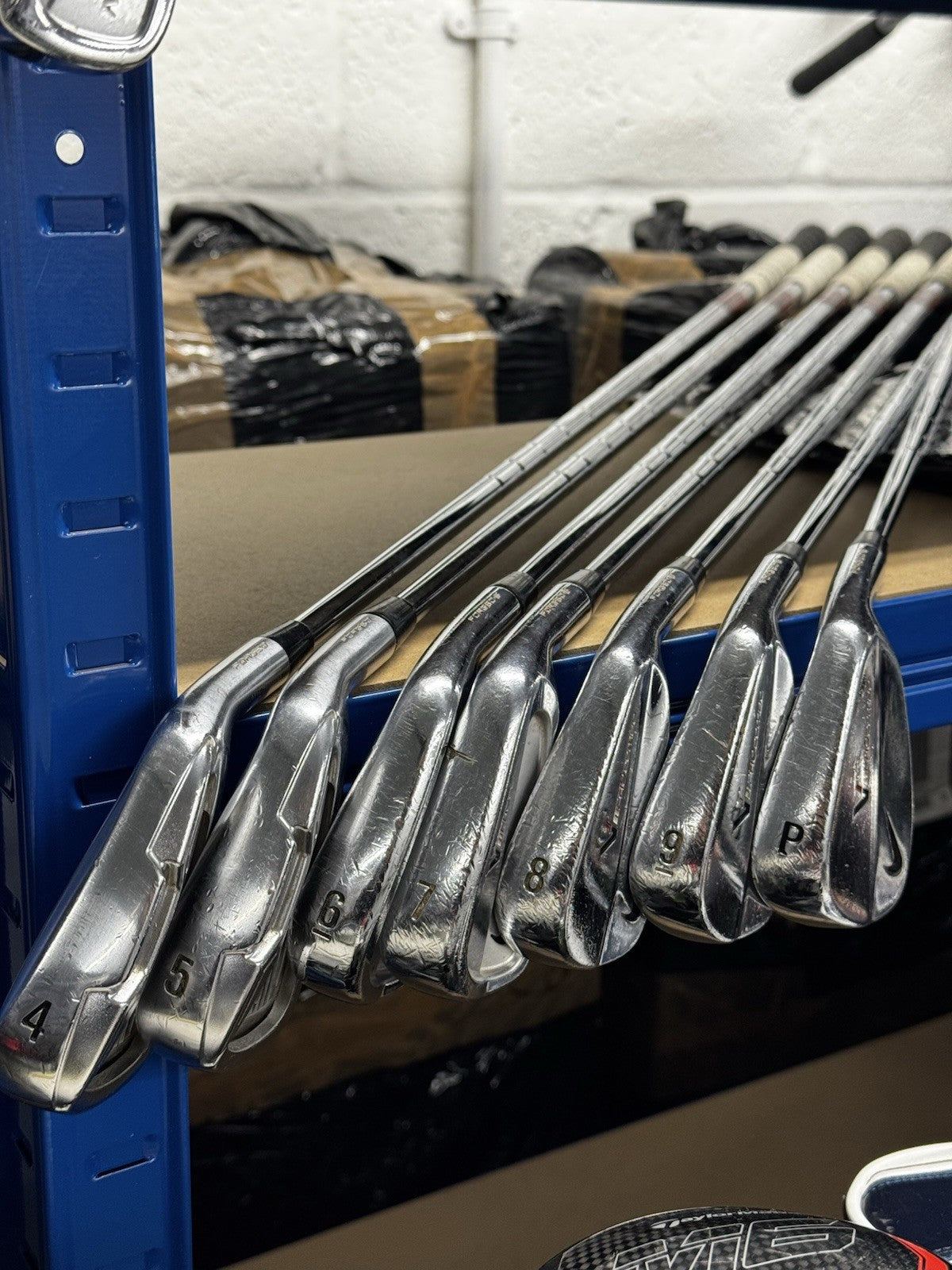 Nike VR Pro Iron Combo Set 4-PW Stiff Flex KBS Tour Shafts