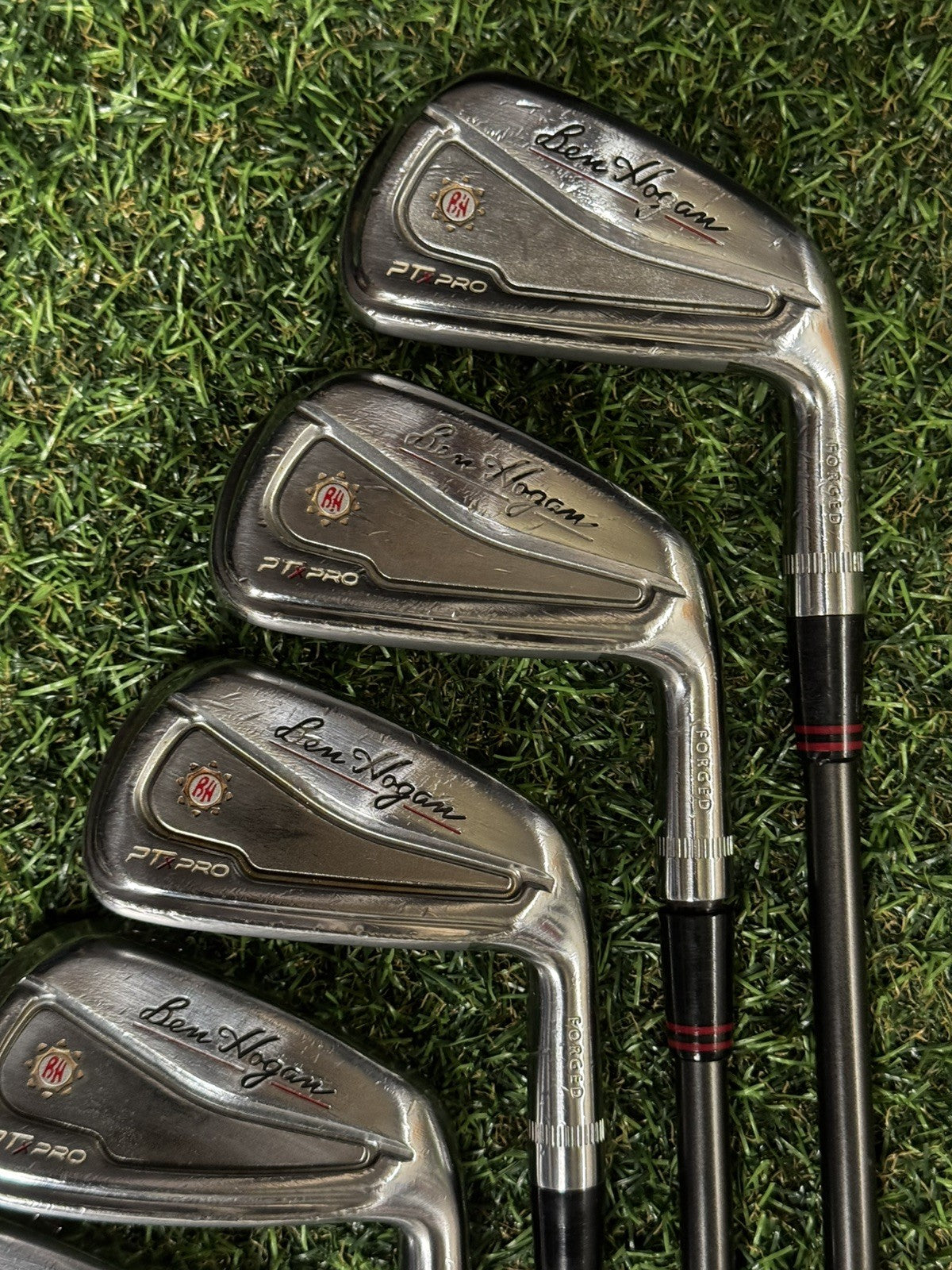 Ben Hogan PTX Pro Iron Set 5-PW Stiff Flex Recoil ES 780 Shafts