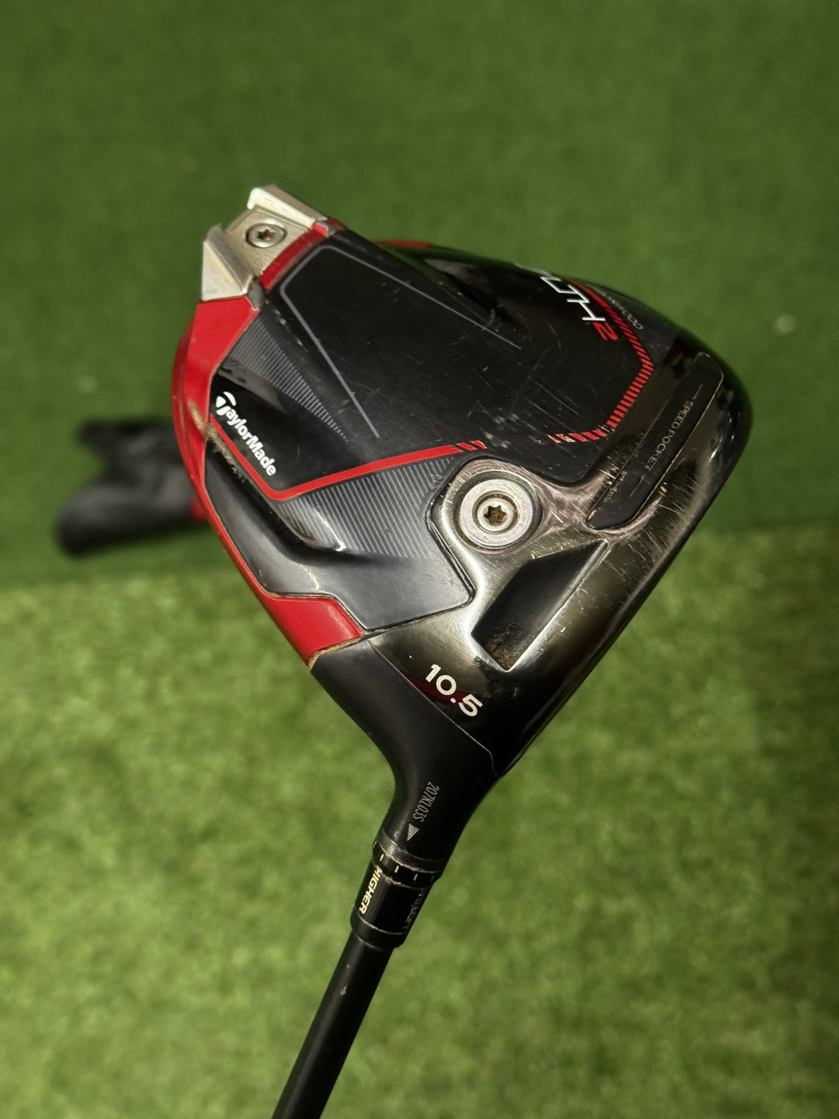 Taylormade Stealth 2 Driver 10.5 Degree Stiff Flex Ventus Red 5 Shaft
