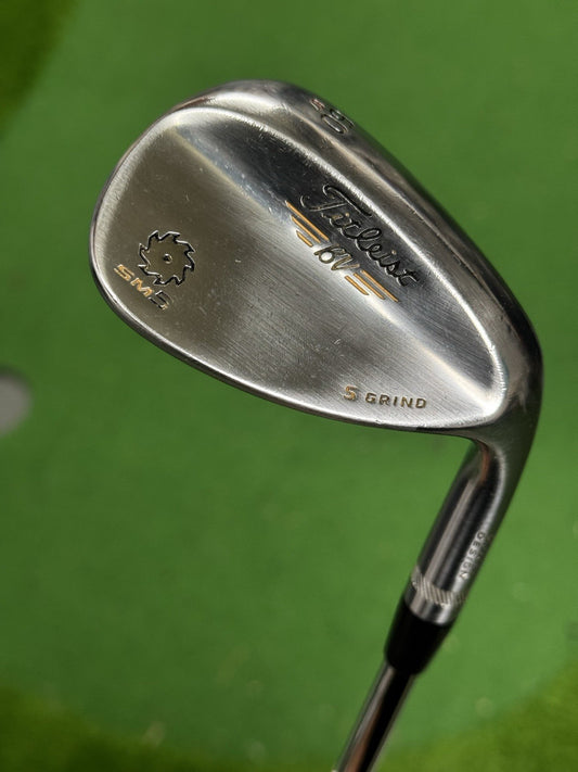 Titleist Vokey SM5 Lob Wedge 60 Degree S Grind Wedge Flex Shaft