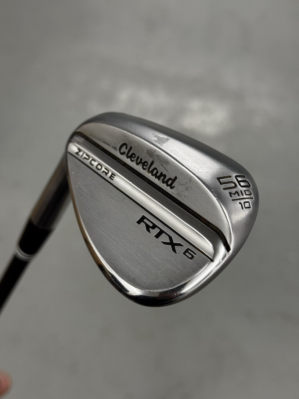 Left Hand Cleveland RTX 6 Zipcore Sand Wedge 56 Degree Wedge Flex *Used*