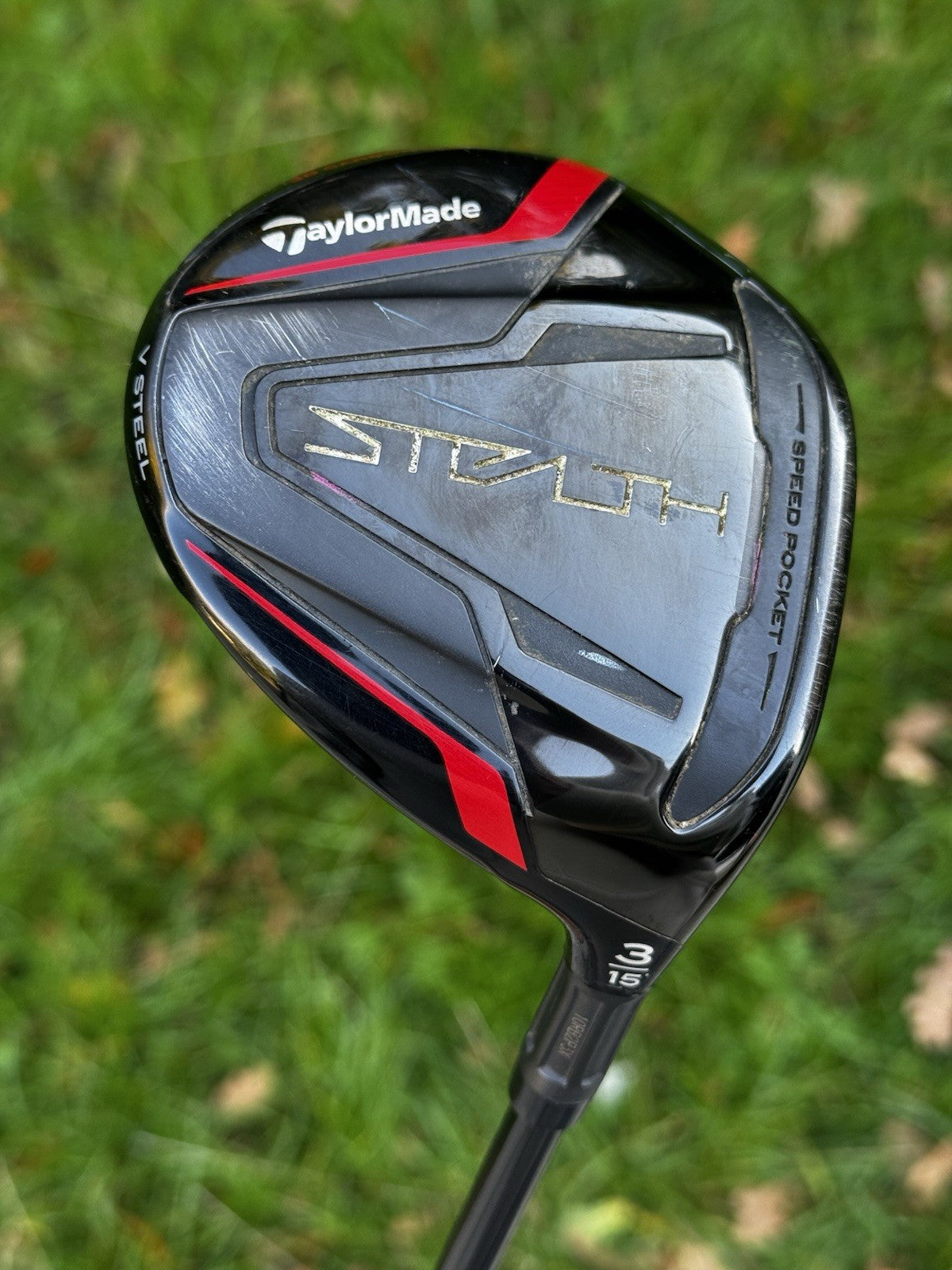 TAYLORMADE STEALTH #3 WOOD 15° VENTUS RED REGULAR FLEX SHAFT