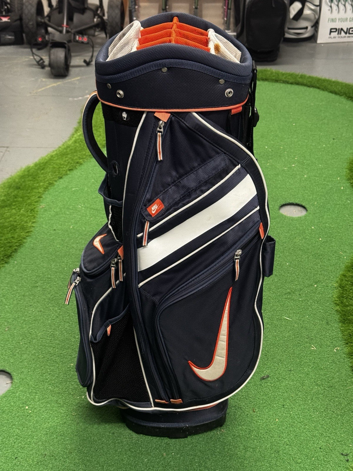 Nike Golf Cart Bag Navy 14 Way Divider