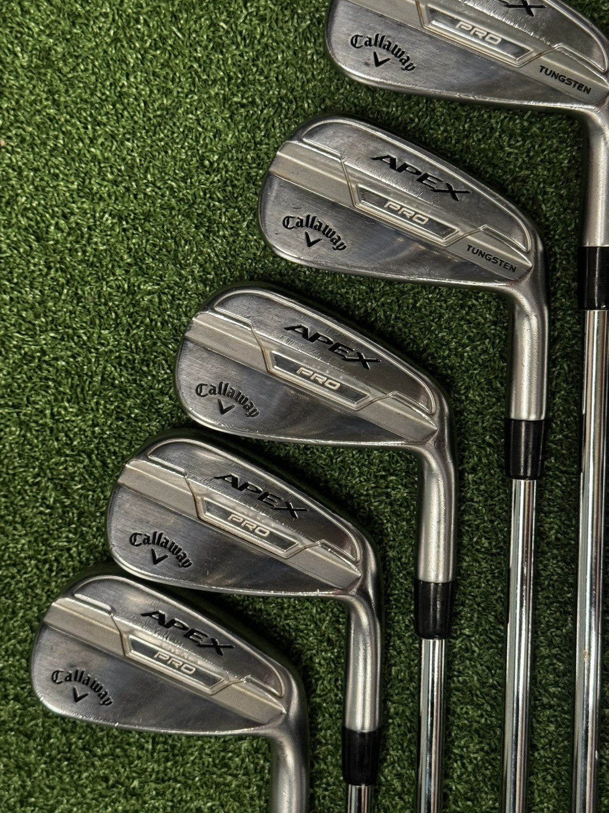 Callaway Apex Pro 21 Iron Set 4-PW Stiff Flex Elevate 115 Shafts