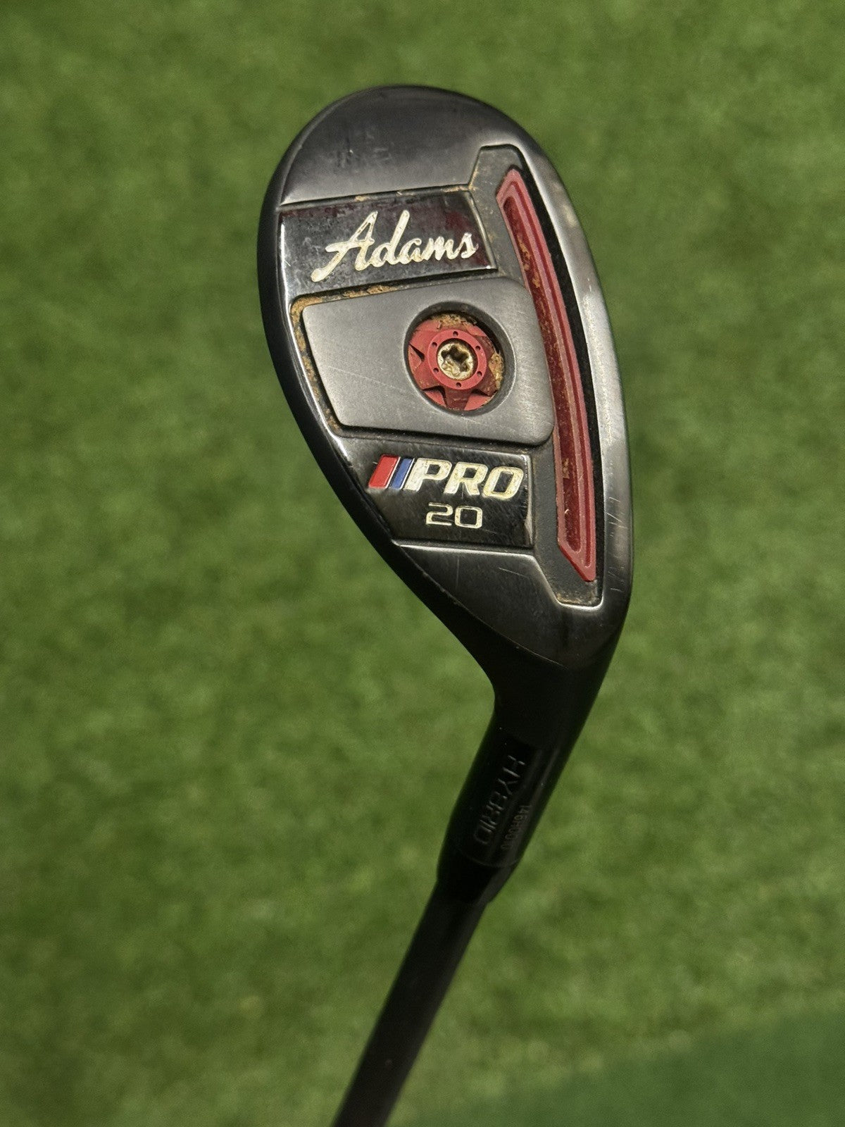 Adams Pro #4 Hybrid 20 Degree Stiff Flex Aldila Rogue Tour 75 Shaft