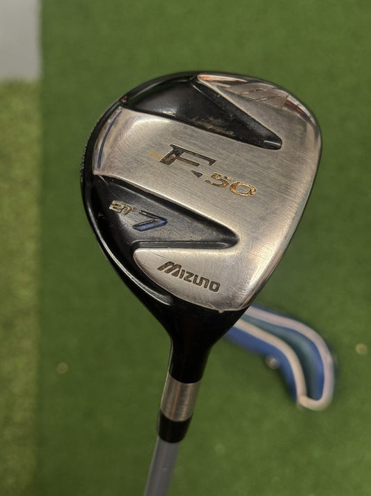 Mizuno F-50 7 Wood 21 Degree Lite Flex Mizuno Exsar FS2 Shaft