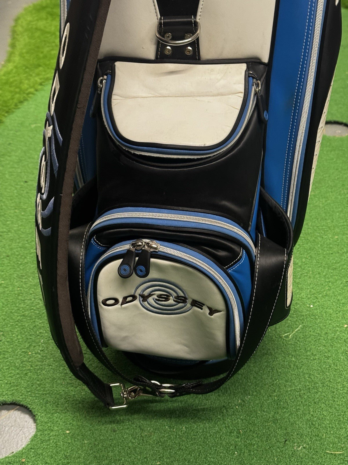Odyssey Swirl Tour Staff Bag White/Black/Blue