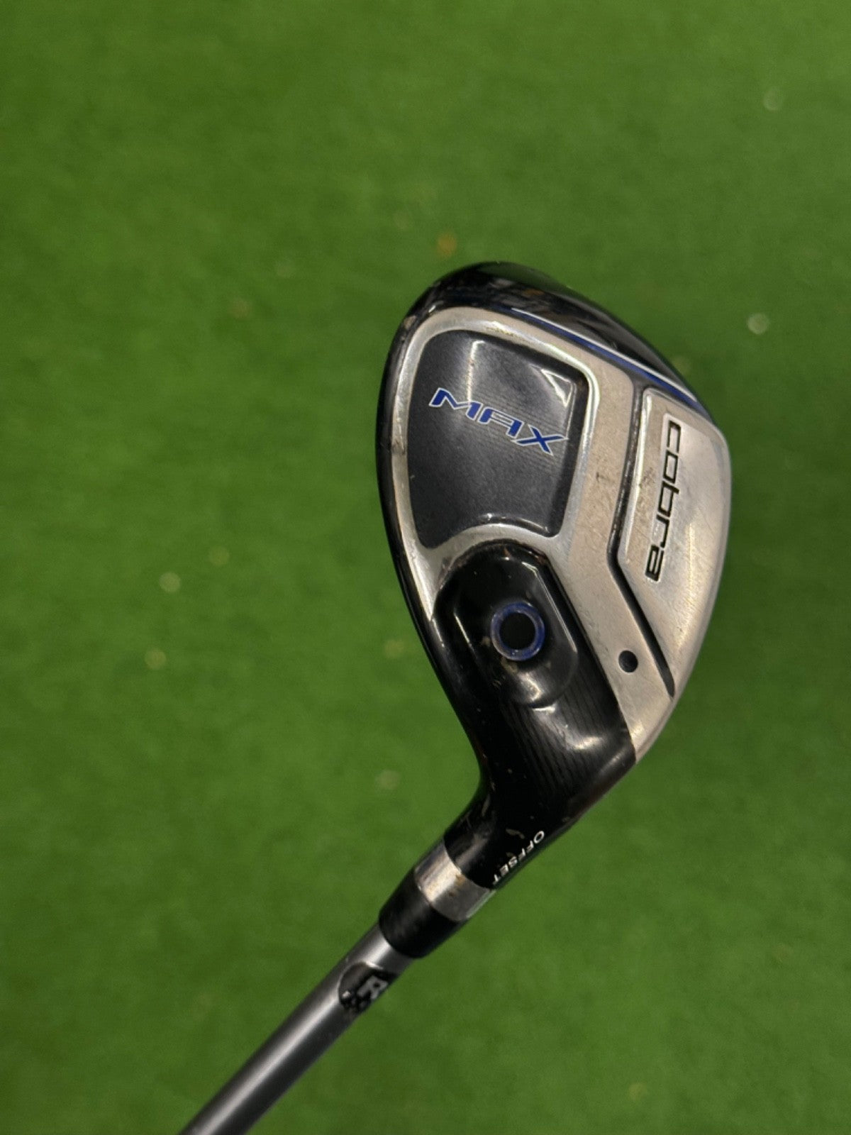 Cobra Max #4 Hybrid 22 Degree Regular Flex Matrix MFS White Shaft *used*