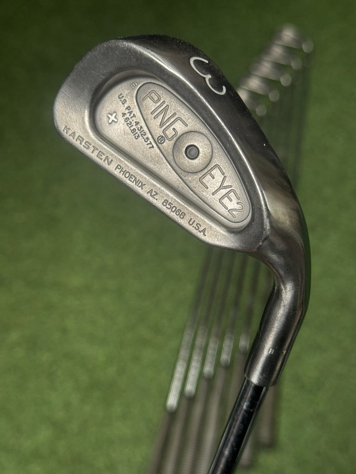 Ping Eye 2 Iron Set 3-PW Black Dot Regular Flex Ping Karsten Shafts
