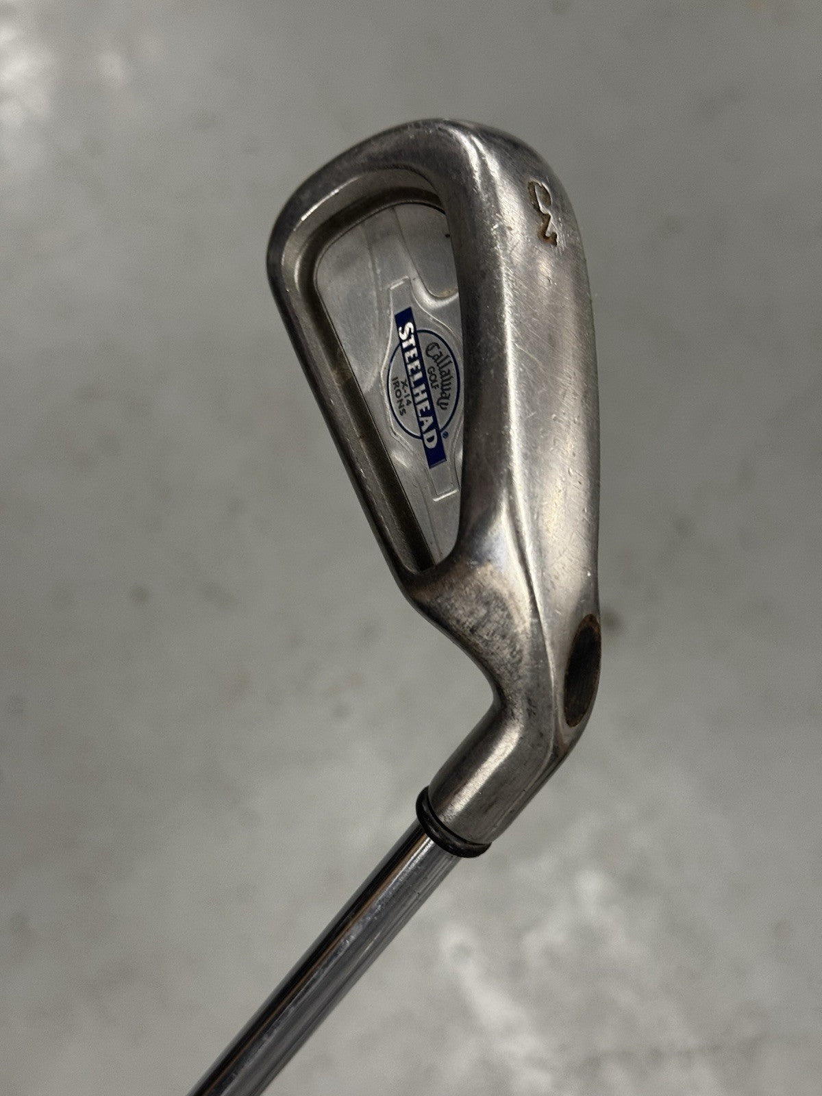 Callaway X-14 #3 Iron Regular Flex Callaway Steelhead Shaft