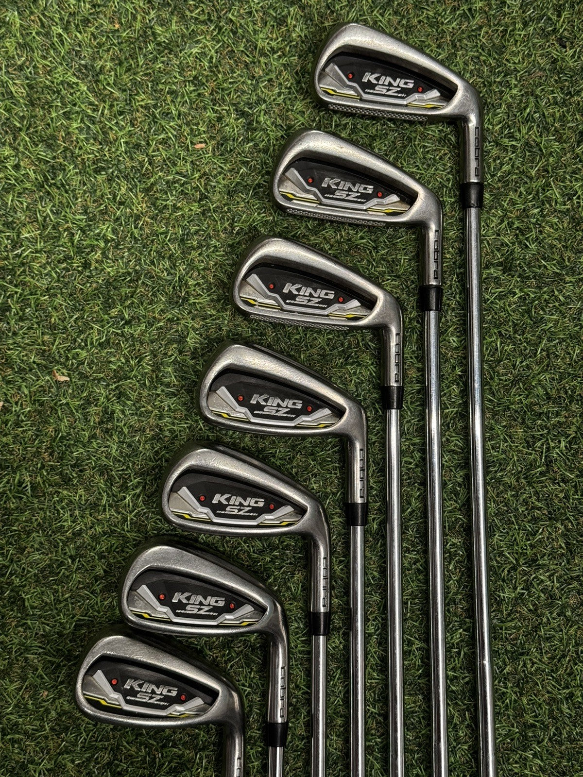 Cobra King SZ Iron Set 5-PW+GW Stiff Flex Cobra Steel Shafts