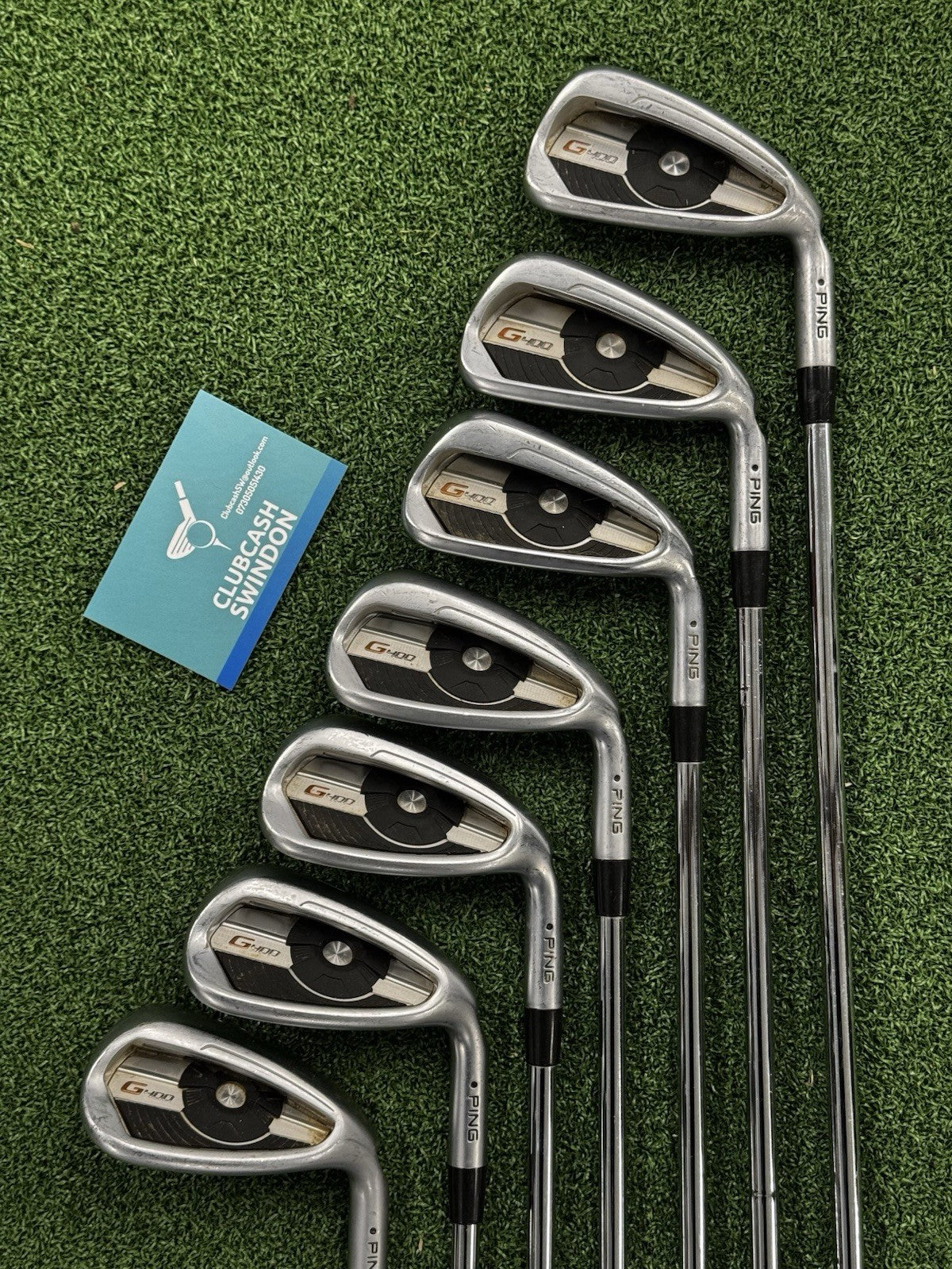 Ping G400 Iron Set 5-PW+UW+SW (NO 8 iron) Black Dot Regular Flex Shafts