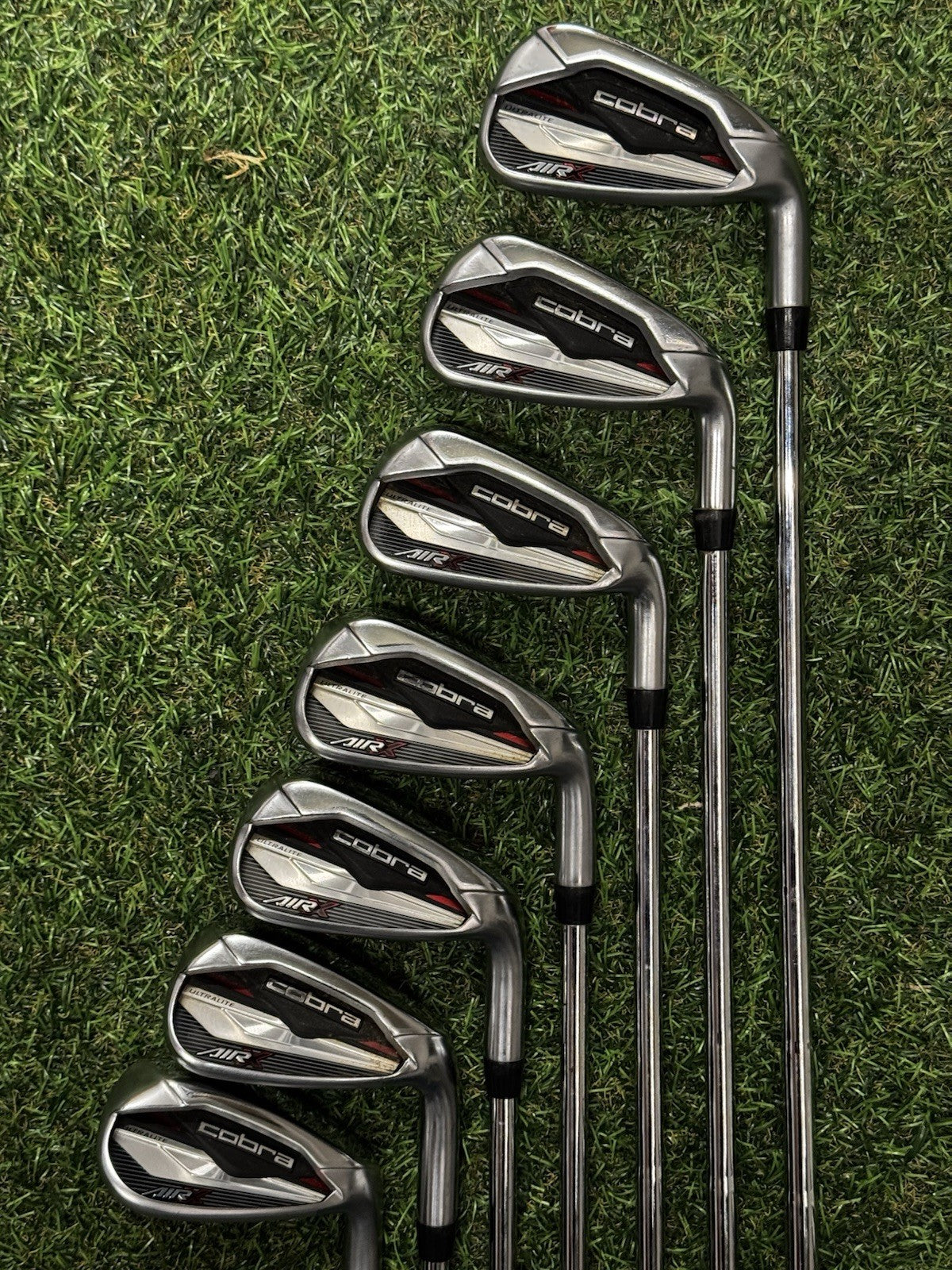 Cobra Air-X Iron Set 5-PW+SW Stiff Flex Cobra Steel Shafts