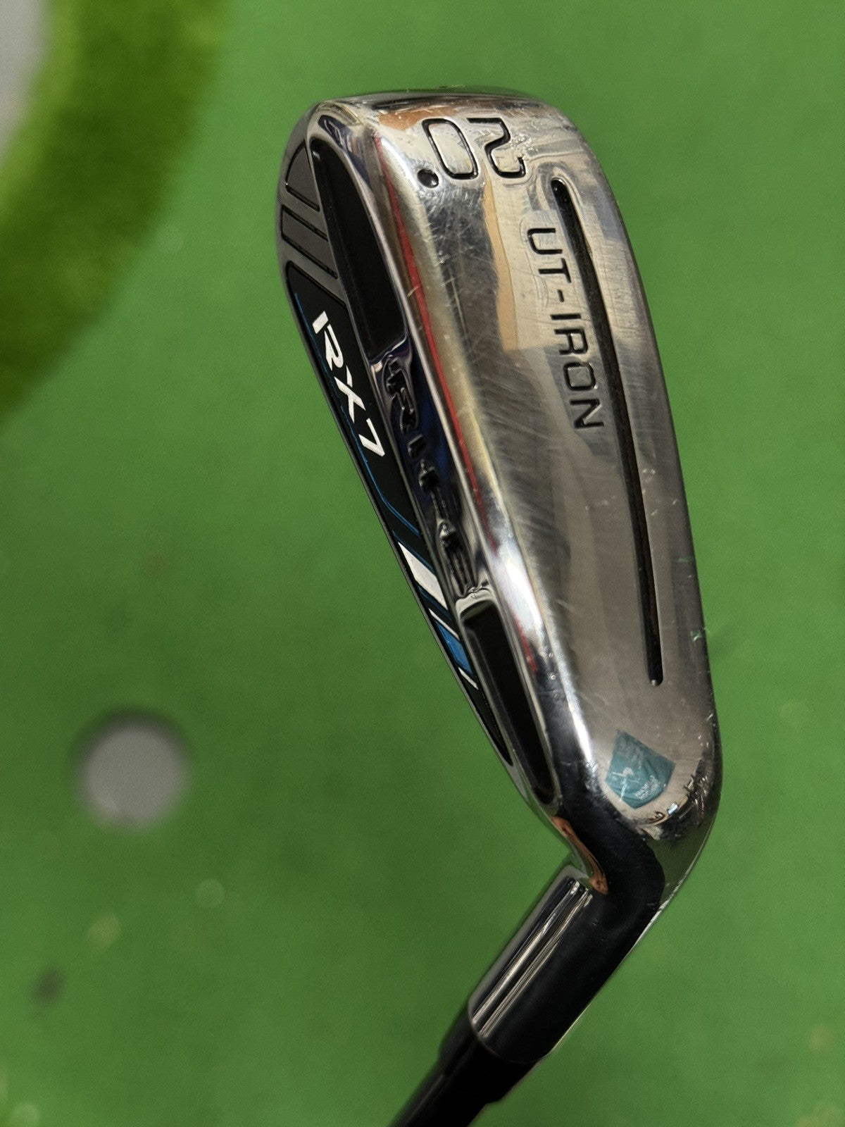 Rife RX-7 UT 3 Iron 20 Degree Firm Flex Rife Dyna Flo 65 Shaft