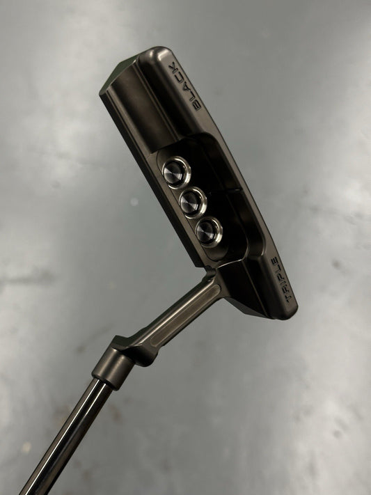 Scotty Cameron B3 Triple Black Limited Edition Newport 2 35 *NEW*