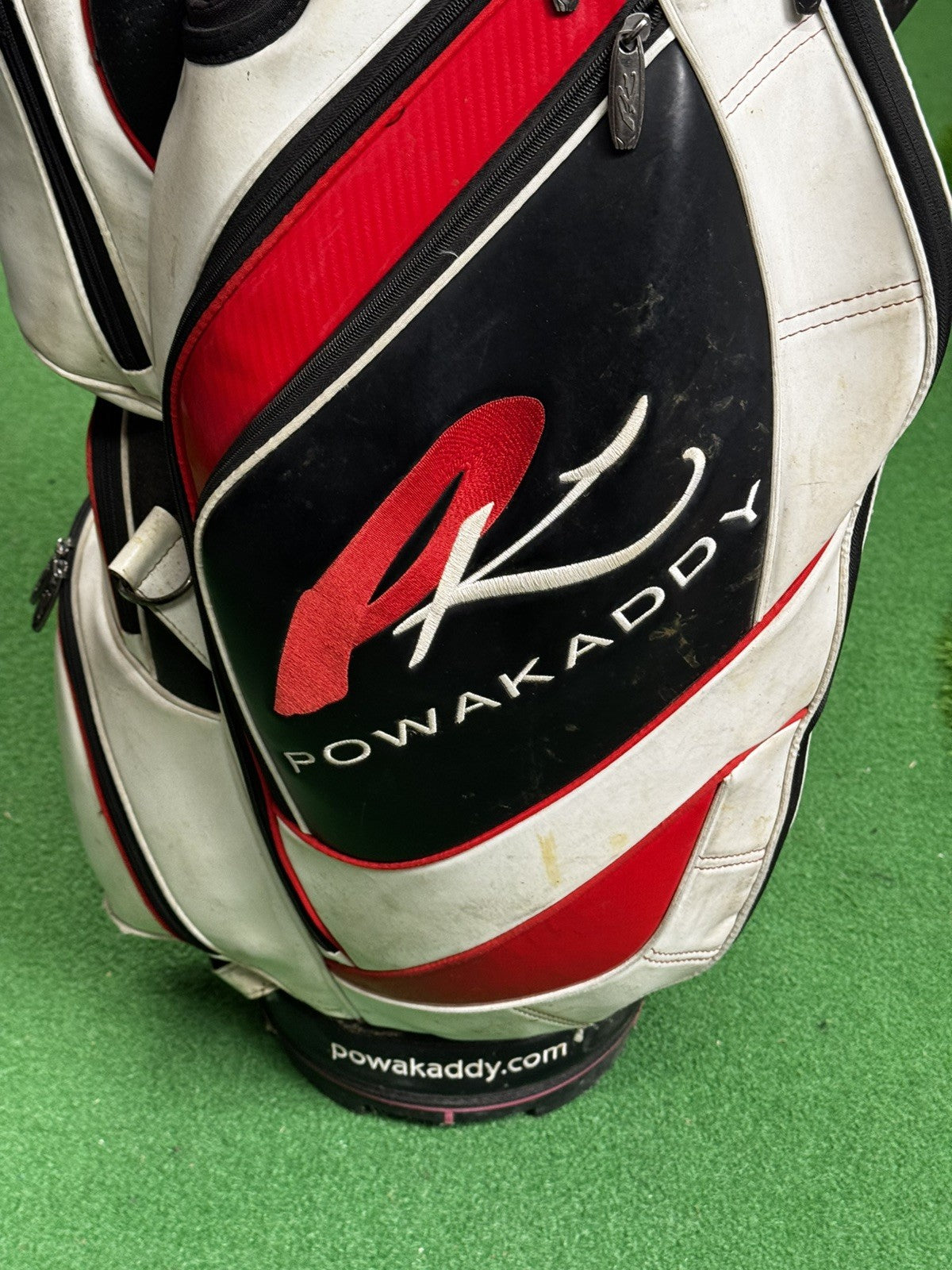 Powakaddy Golf White Cart Bag 