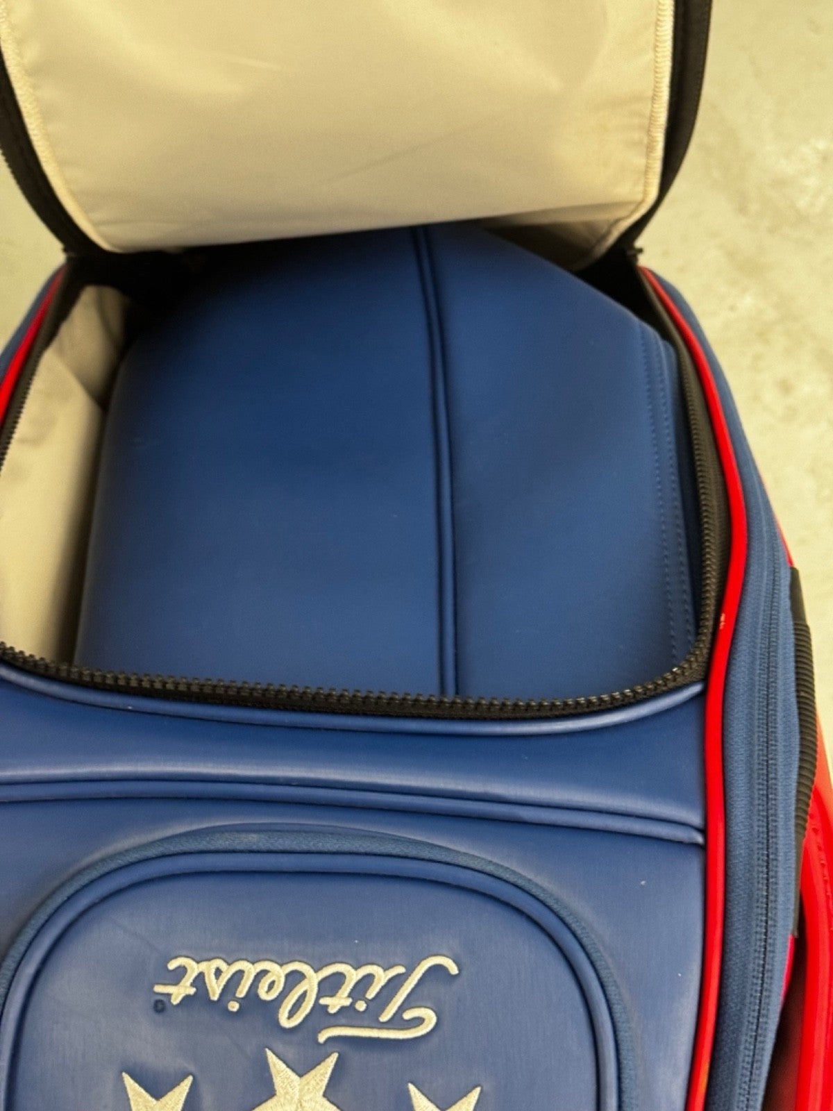 Titleist US Open Golf Tour Bag White/Blue/Red