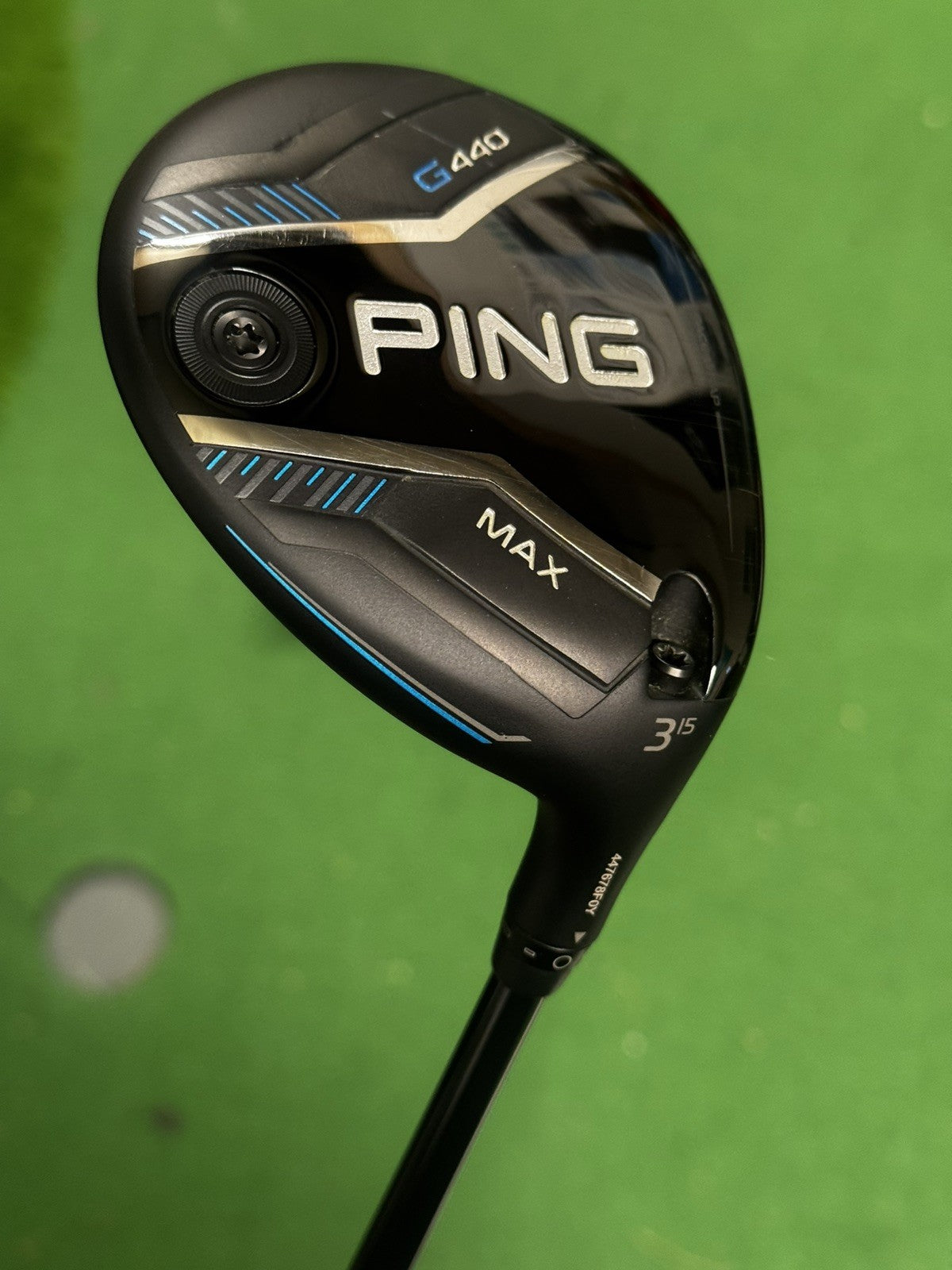 Ping G440 Max 3 Wood 15 Degree X Stiff Flex Kaili White 70X Shaft