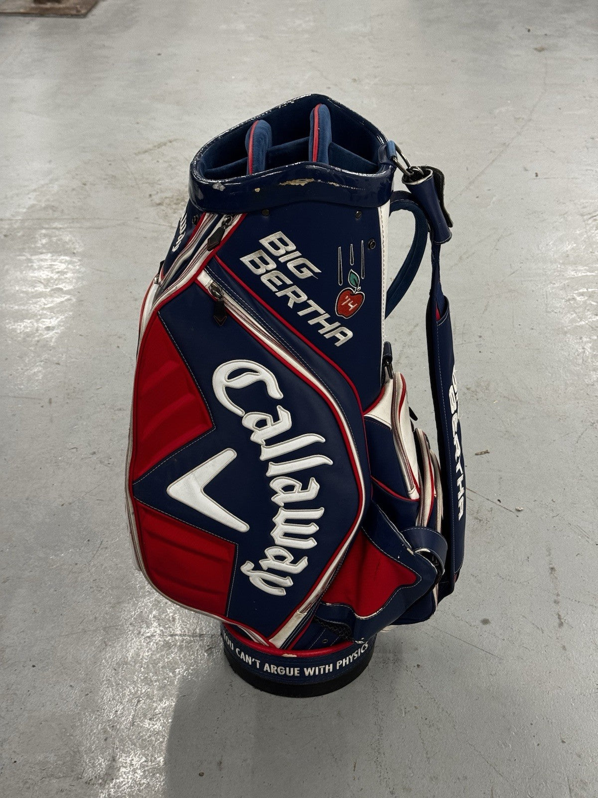 Callaway BIG BERTHA 14 Blue/Red Tour Staff Golf Bag