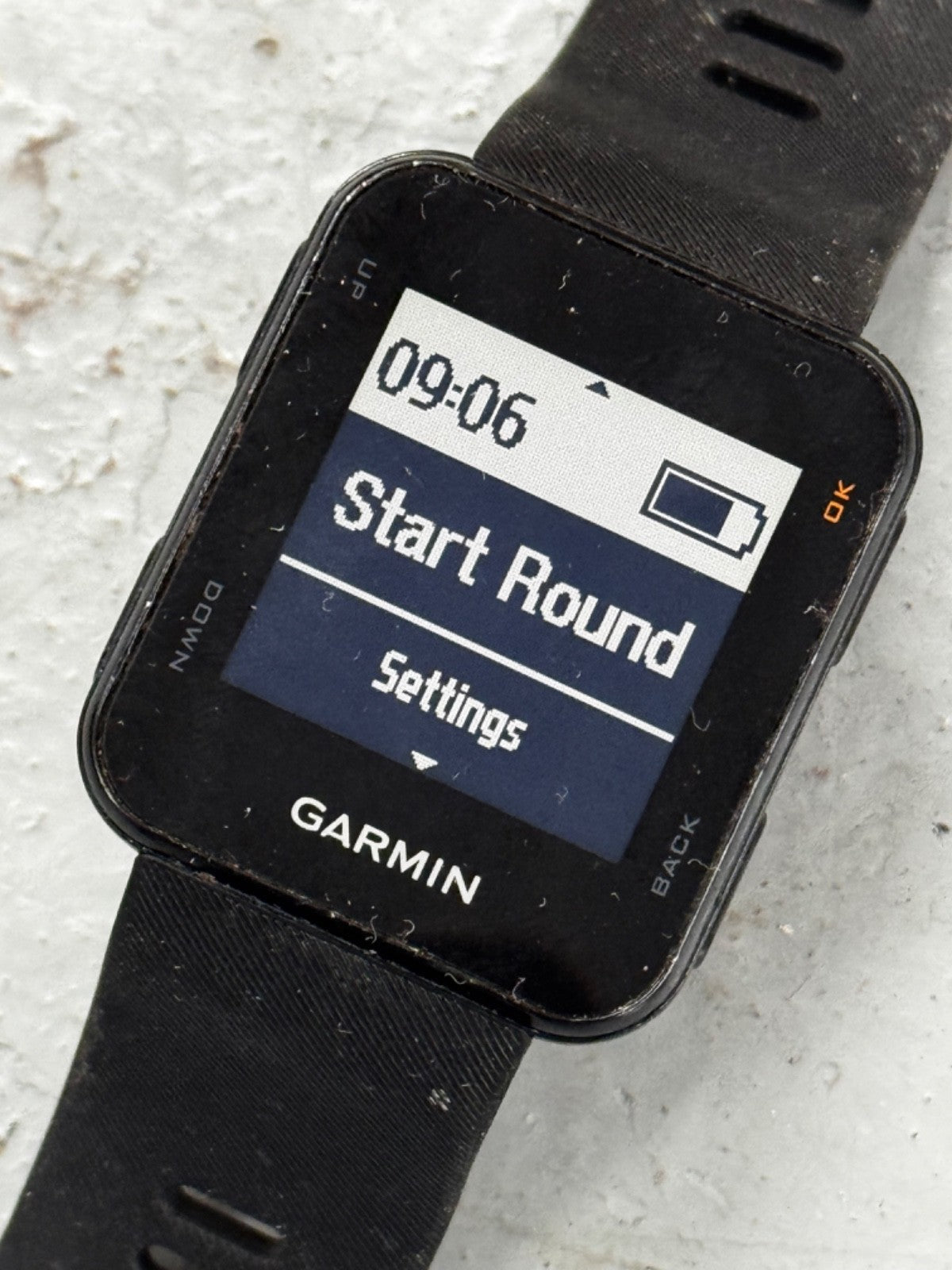 Garmin Approach S10 Golf GPS Watch Black *used*