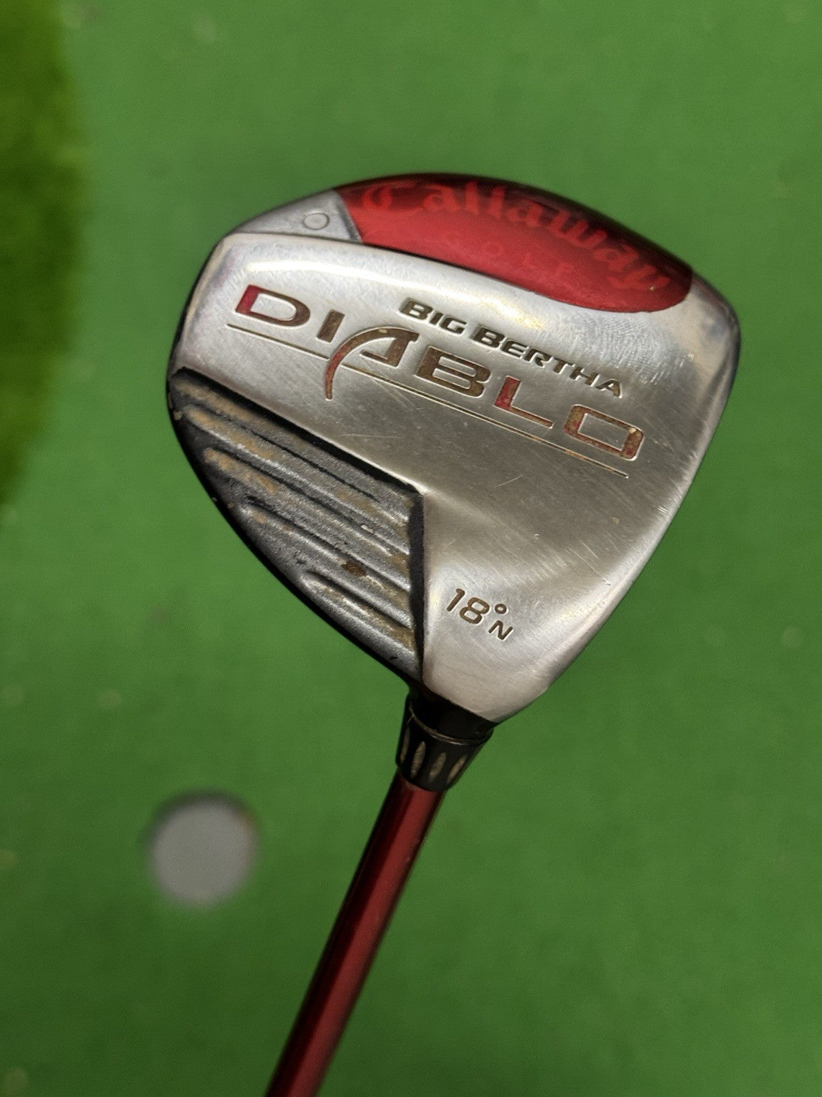Callaway Big Bertha Diablo 5 Wood 18 Degree Regular Flex Shaft