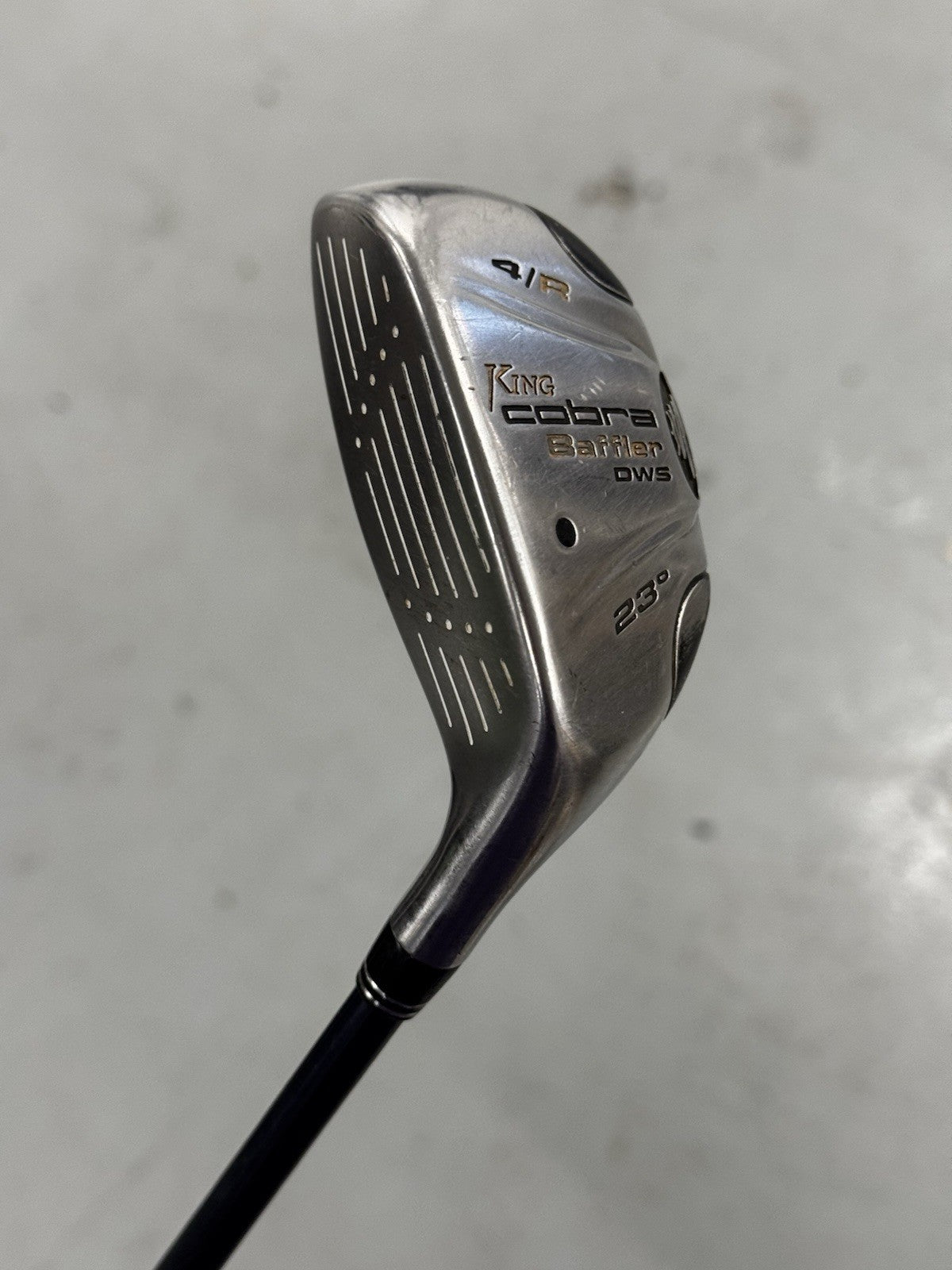 Cobra King Baffler Left Hand DWS #4 Hybrid 23 Degree Regular Flex