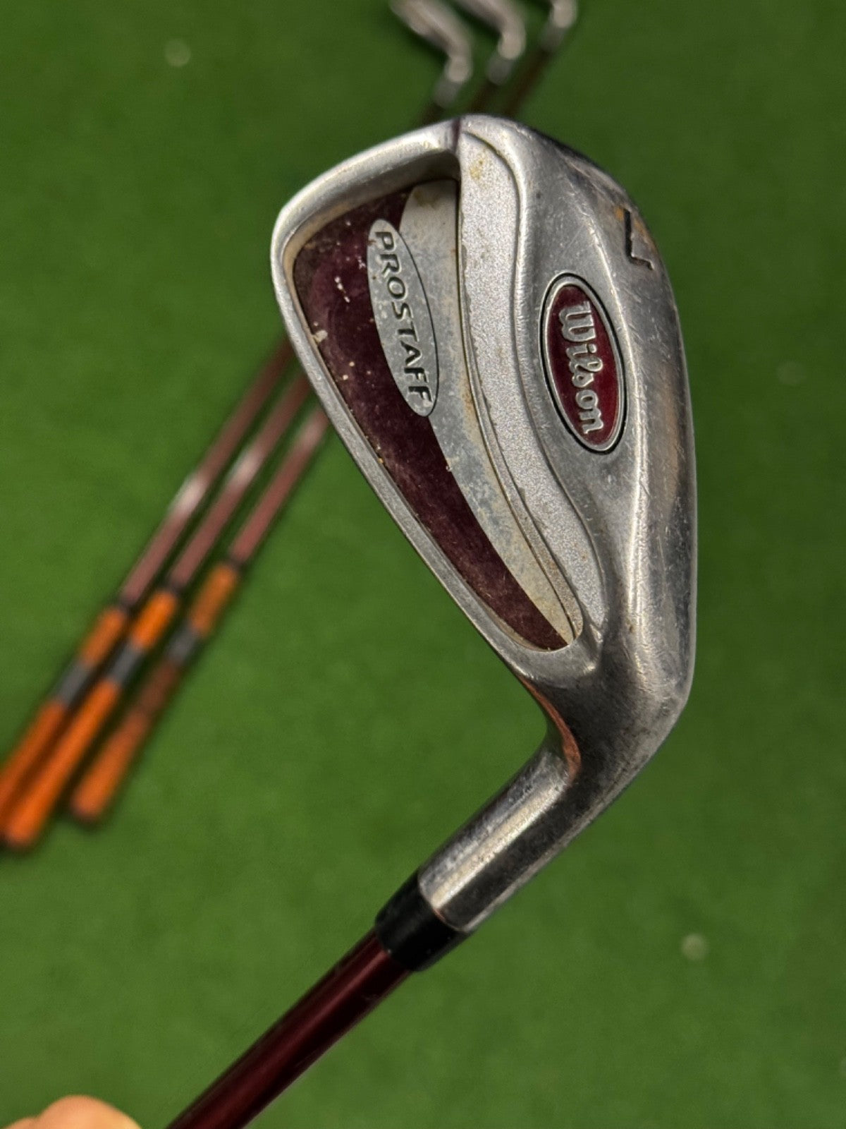 Wilson Iron Set Pro Staff 6-Pw Graphite Regular Shaft *used*