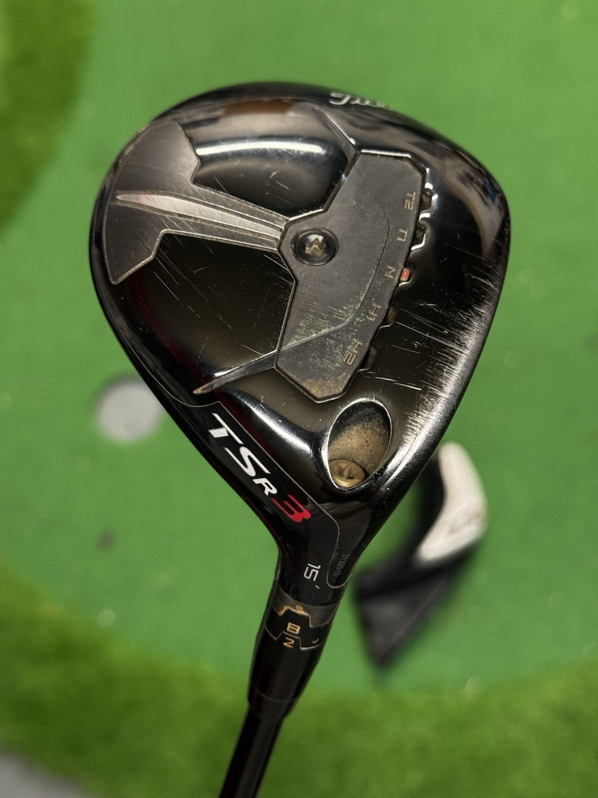 Titleist TSR3 3 Wood 15 Degree Stiff Flex HZRDUS 6.0 Shaft