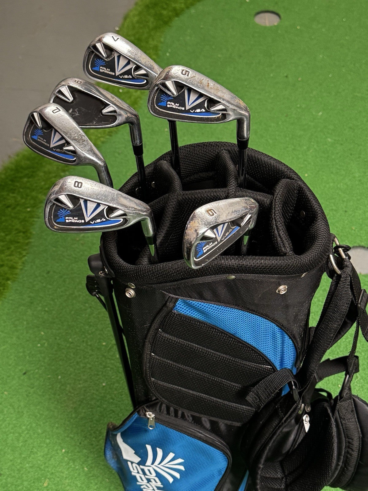 Palm Springs Golf Starter Iron Set + Stand Bag
