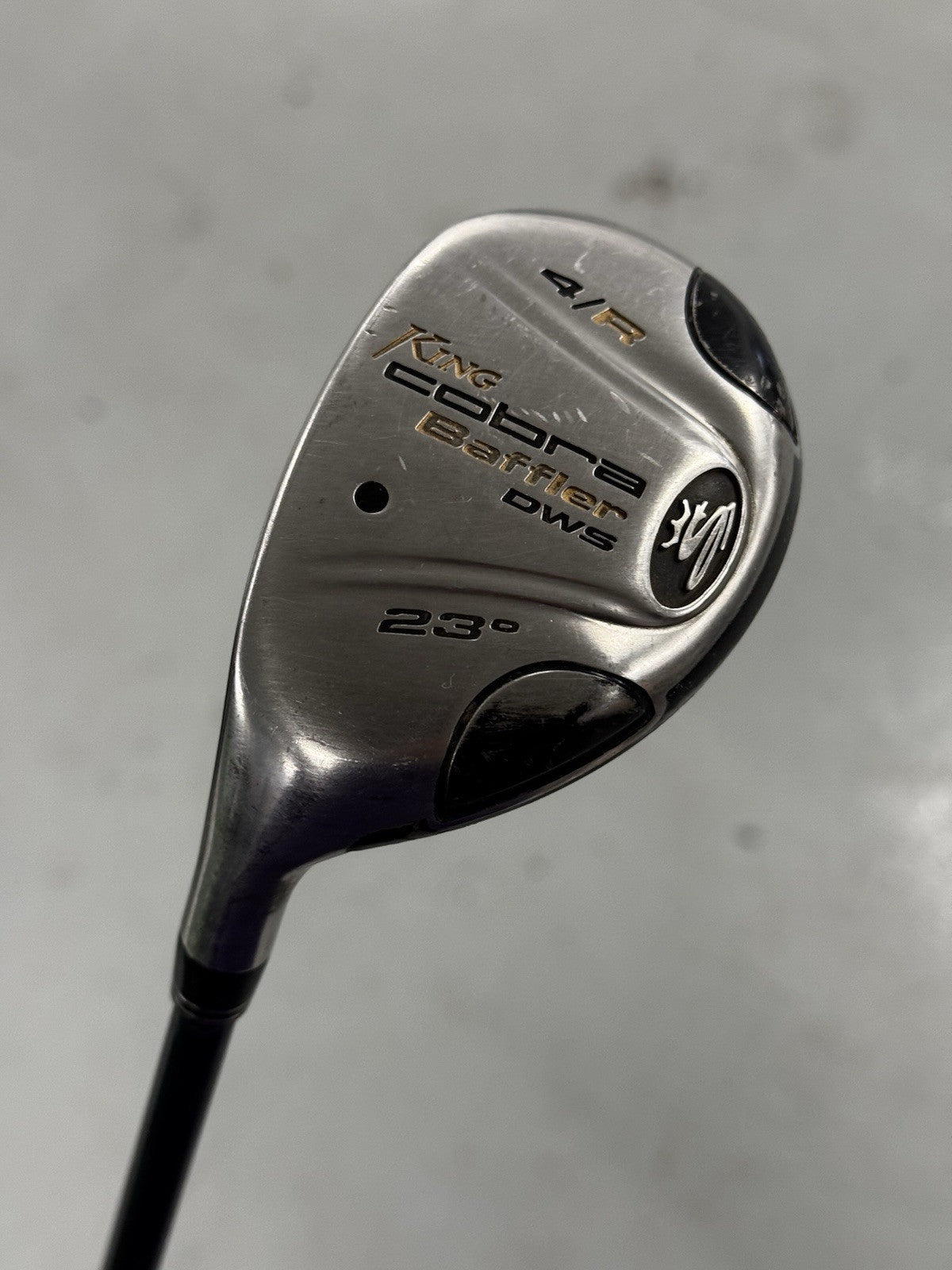 Cobra King Baffler Left Hand DWS #4 Hybrid 23 Degree Regular Flex
