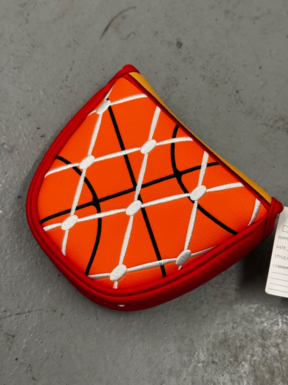 Odyssey Mallet Putter Headcover Basketball *New-RARE*