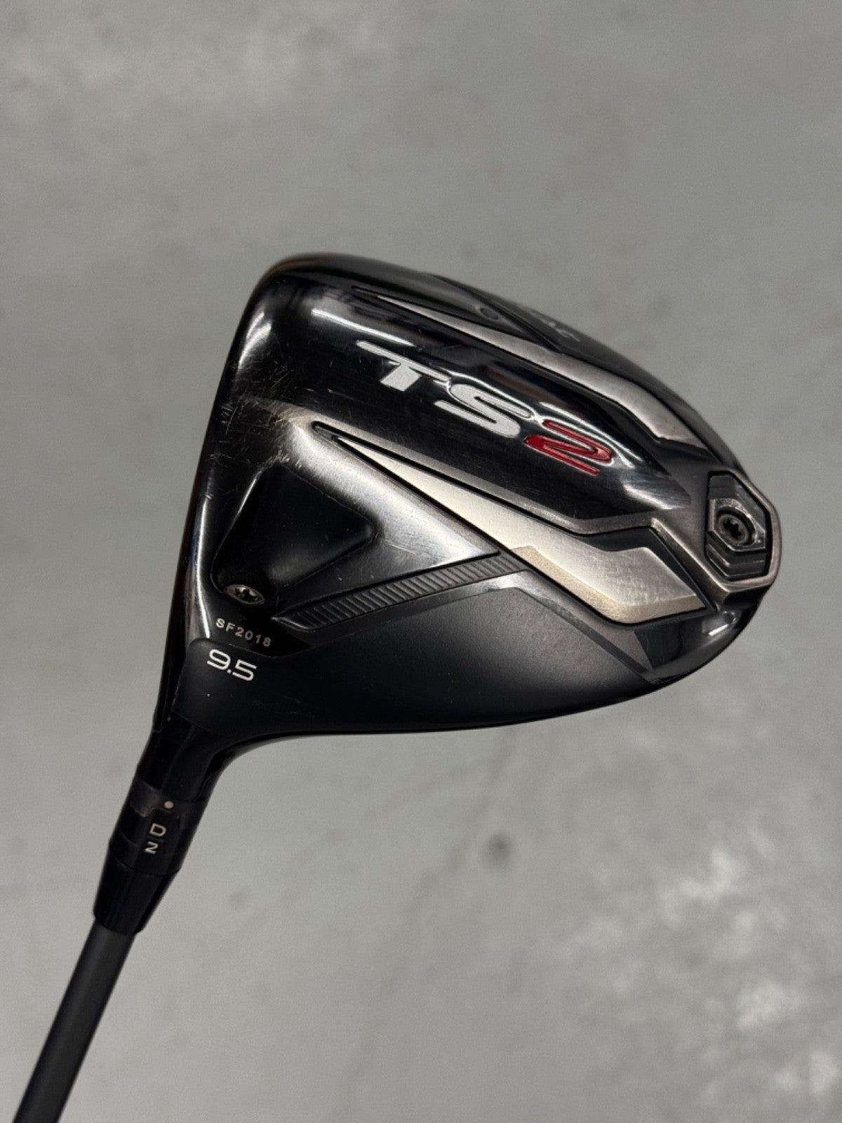 Left Hand Titleist TS2 Driver 9.5 Degree Regular Flex Hzrdus Black Shaft *used*