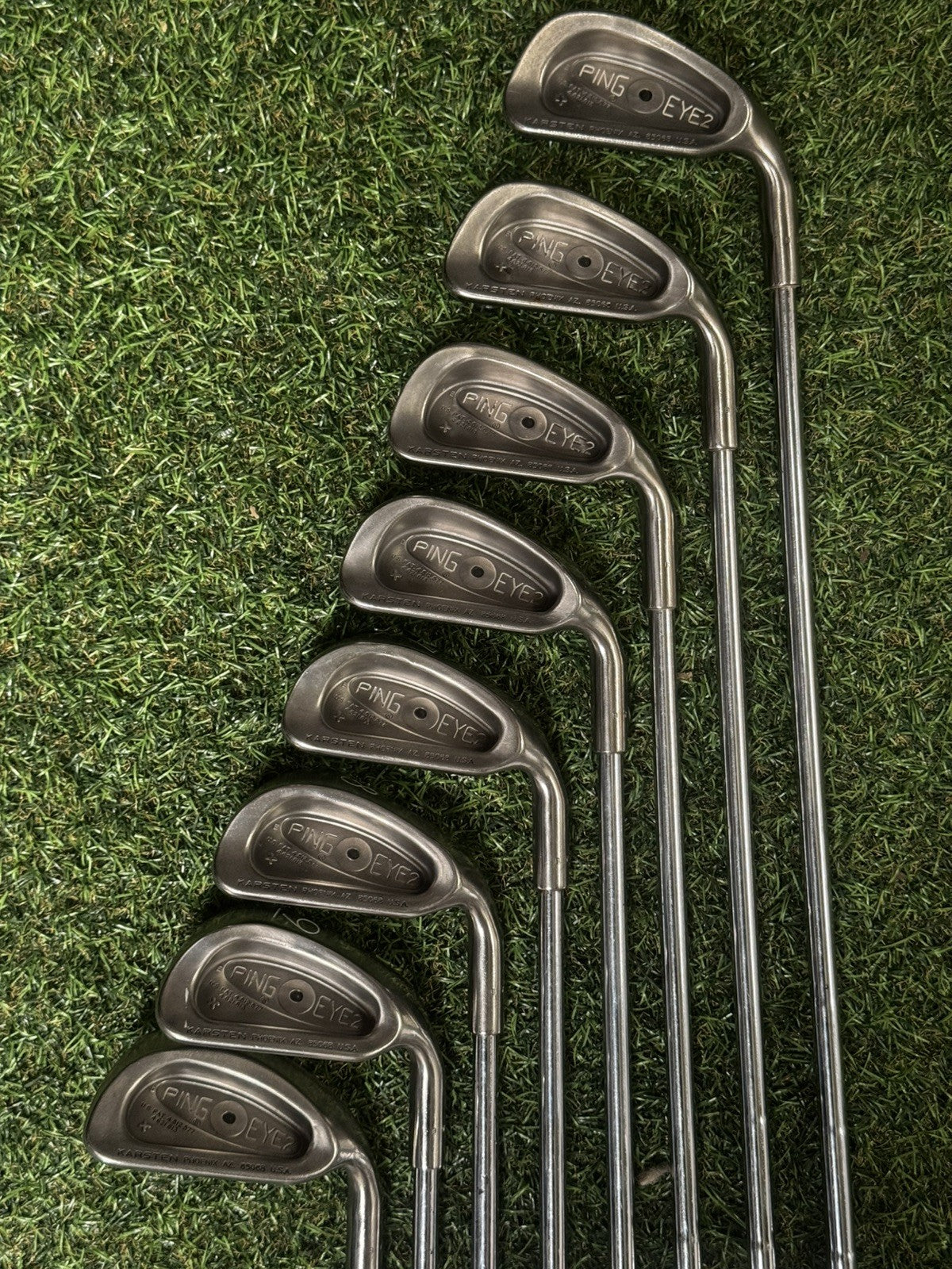 Ping Eye 2 Iron Set 3-PW Black Dot Regular Flex Ping Karsten Shafts