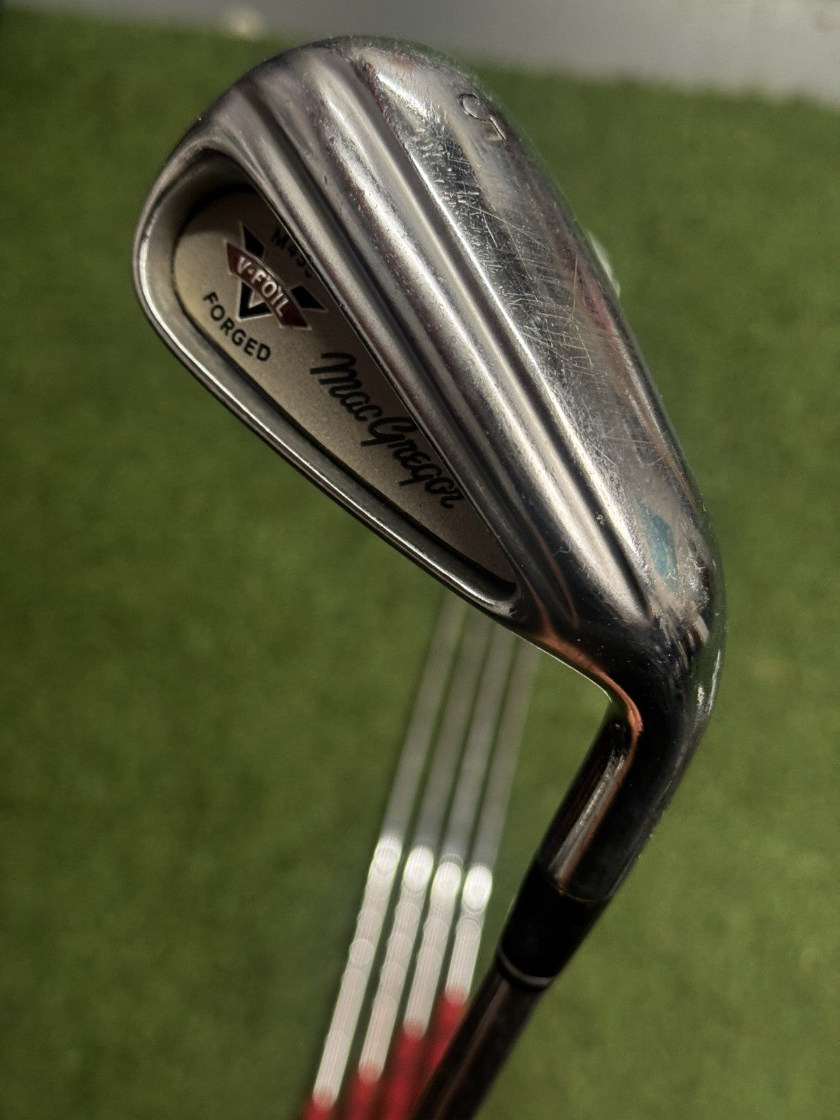 MacGregor M455 V-Foil Iron Set 5-PW (NO 9 IRON) Regular Flex Steel Shafts