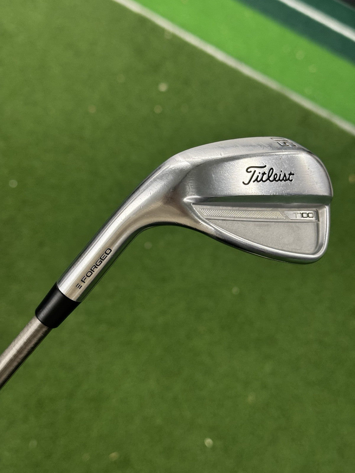 Left Hand Titleist T100 2023 50 Degree Gap Wedge stiff  *cut down 1.5 Inch*