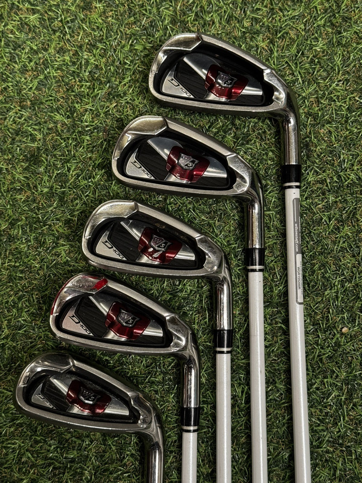 Wilson D100 Iron Set 5/6/8/9/SW Graphite Matrix Regular Flex Shafts