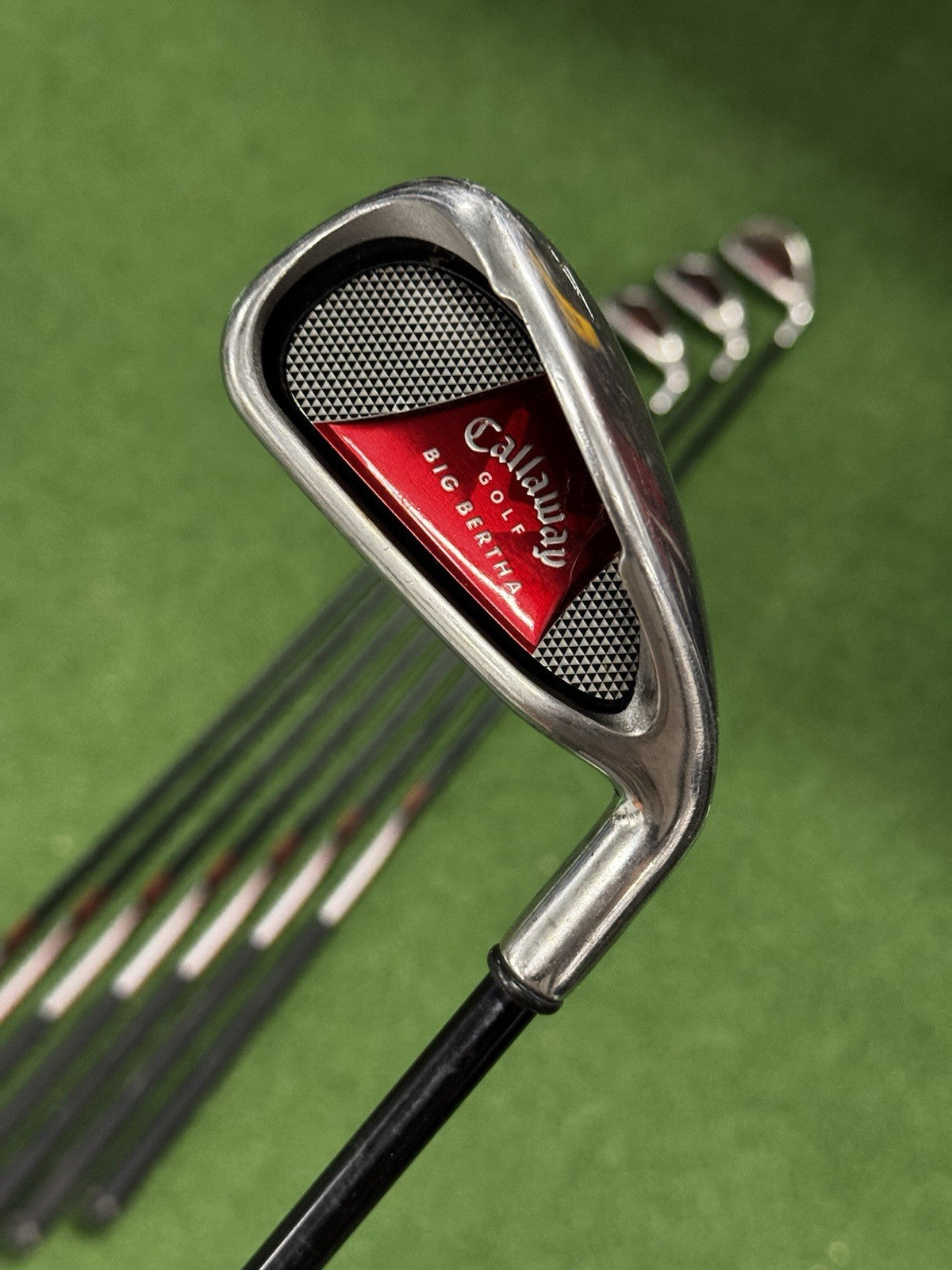 Callaway Big Bertha 2008 Iron Set 4-Sw Regular Graphite Shafts *Used*