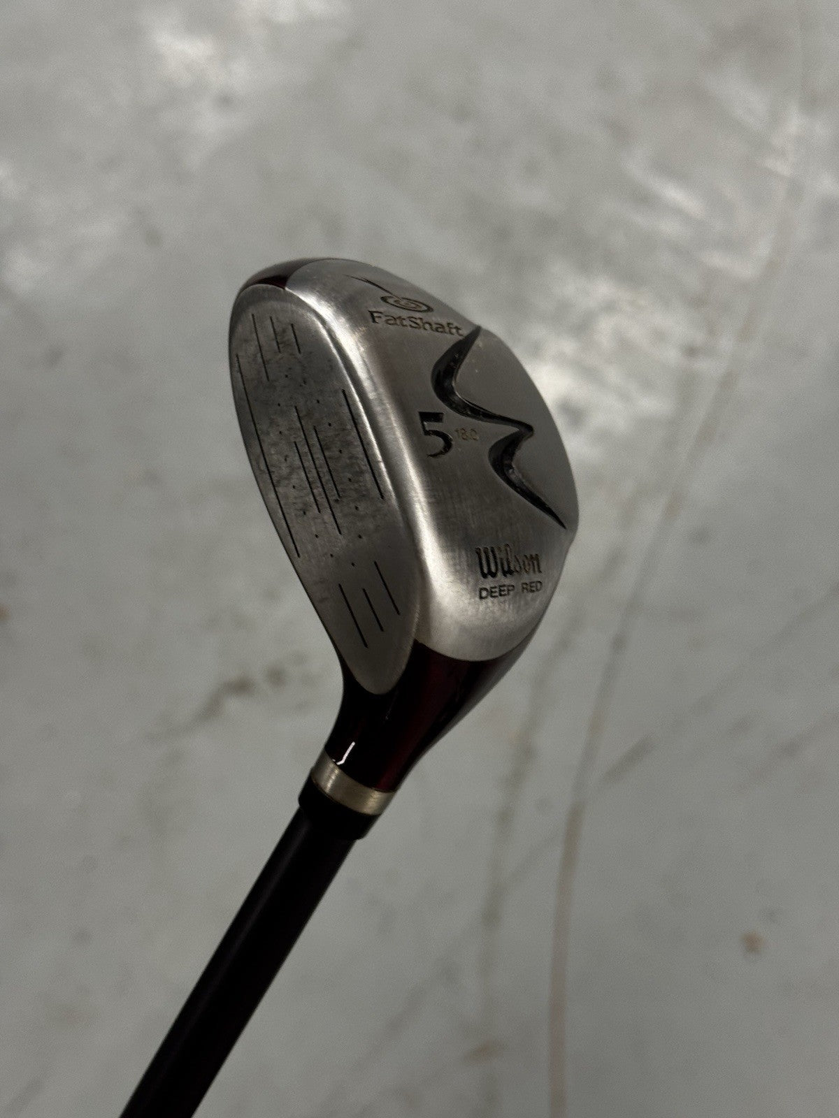 Left Hand Wilson Fat Shaft #5 Wood 18 Degree Regular Flex GraFalloy Shaft