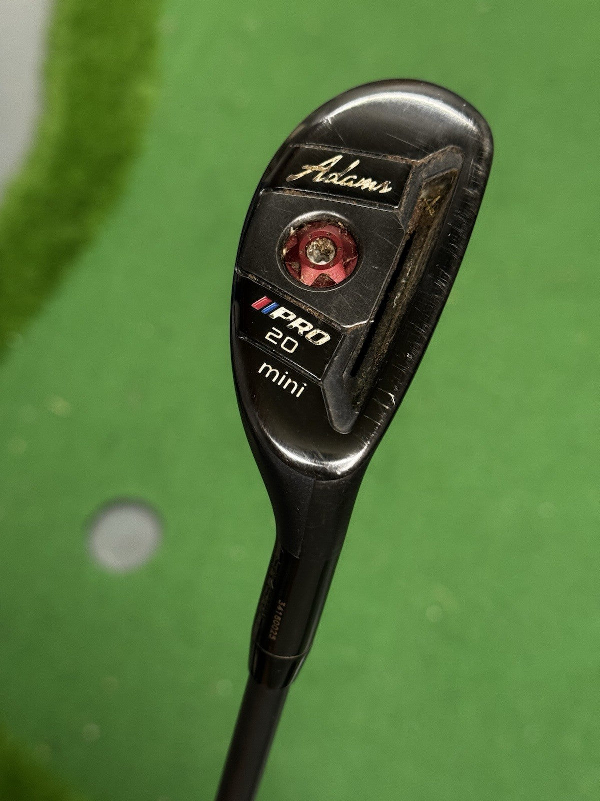 Adams Golf Pro Mini Hybrid Club 20 Degree Stiff Flex Shaft