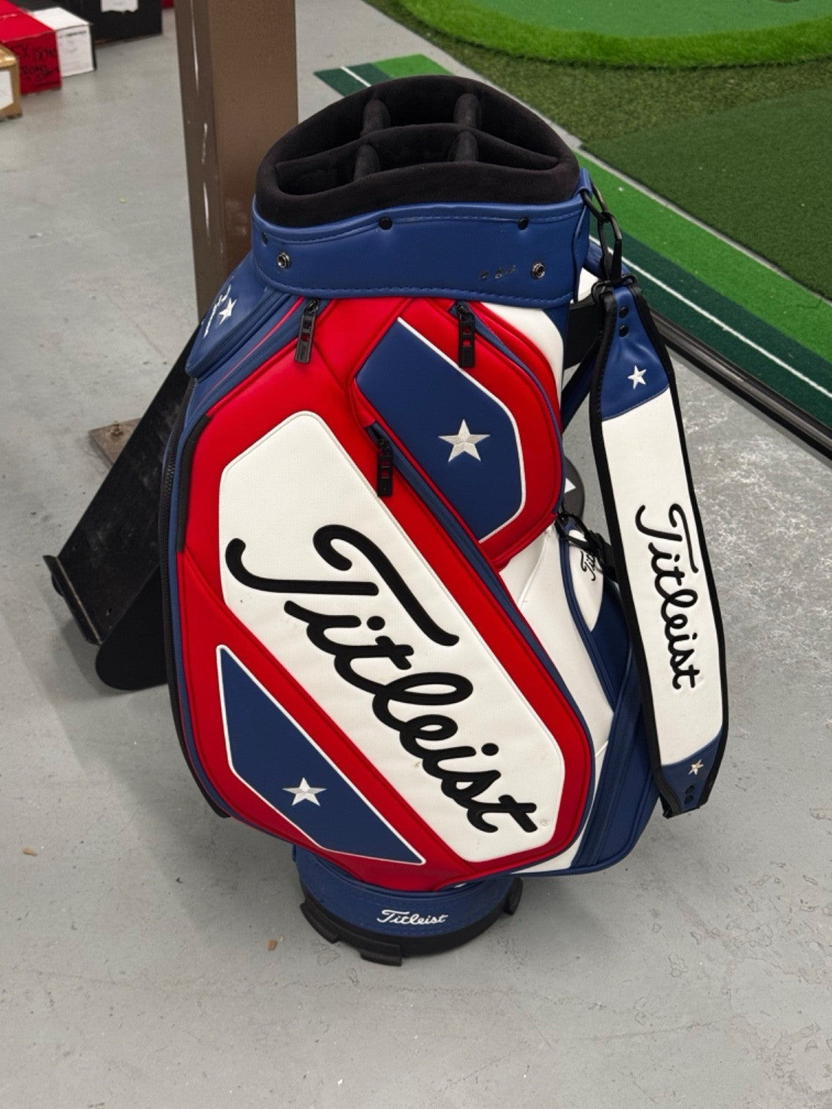 Titleist US Open Golf Tour Bag White/Blue/Red