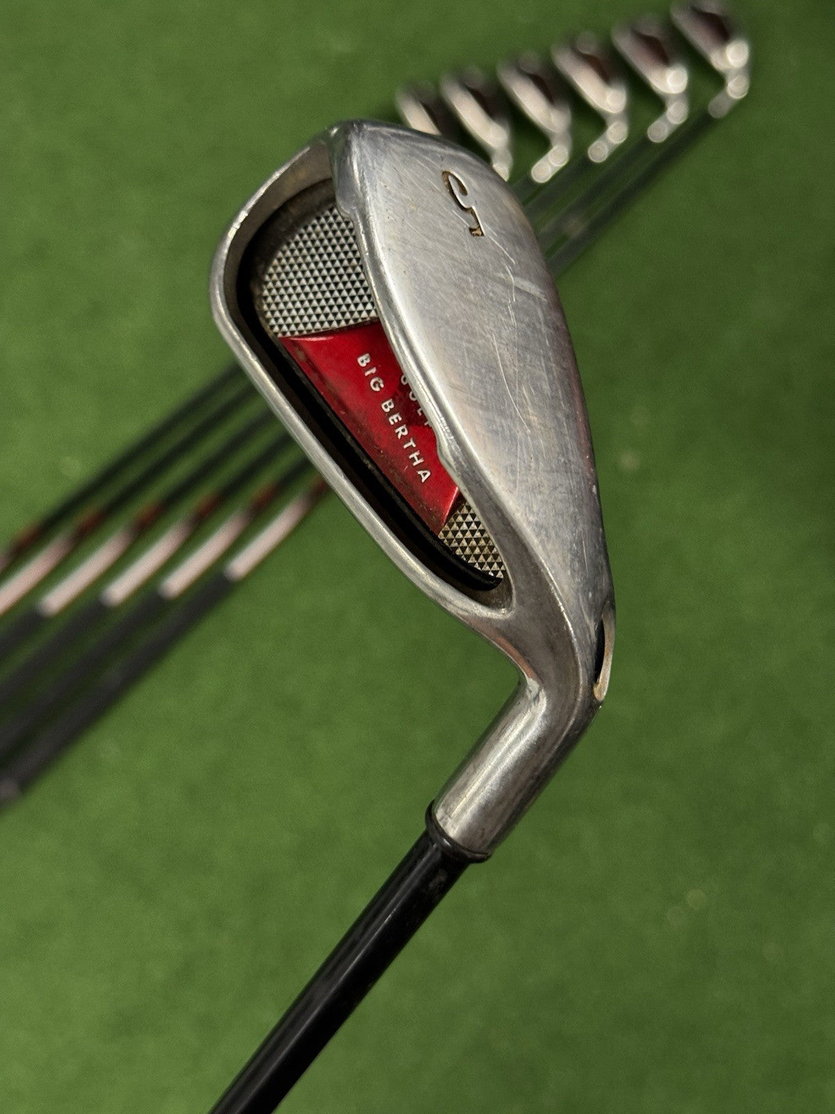 Callaway Big Bertha 2008 Iron Set 4-Sw Regular Graphite Shafts *Used*