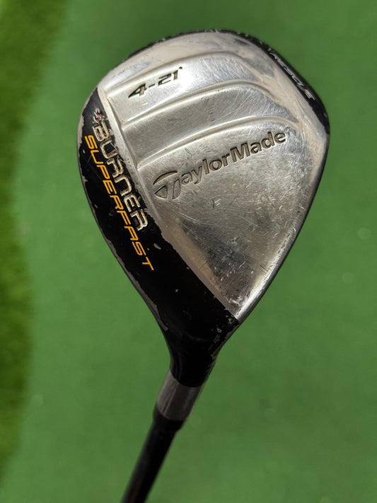 Taylormade Burner Superfast 4 Hybrid 21 Degree Regular Flex REAX 60 Shaft