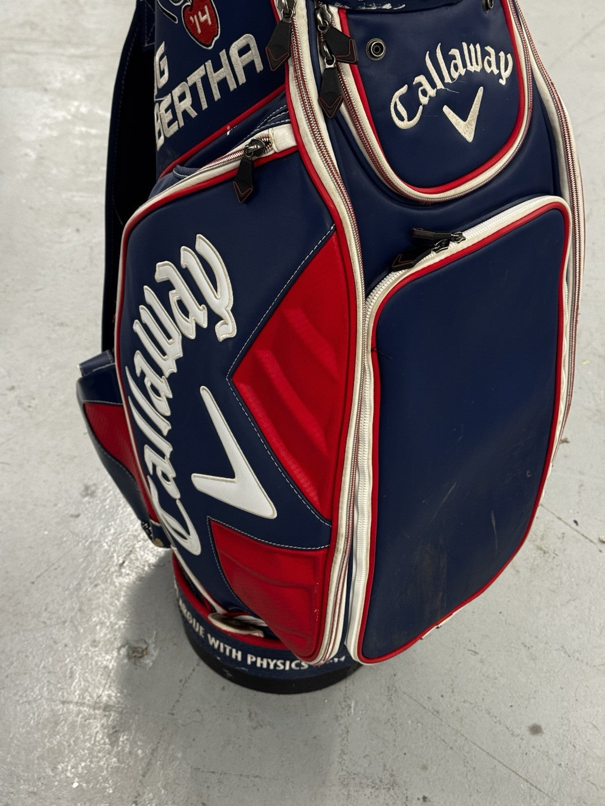 Callaway BIG BERTHA 14 Blue/Red Tour Staff Golf Bag