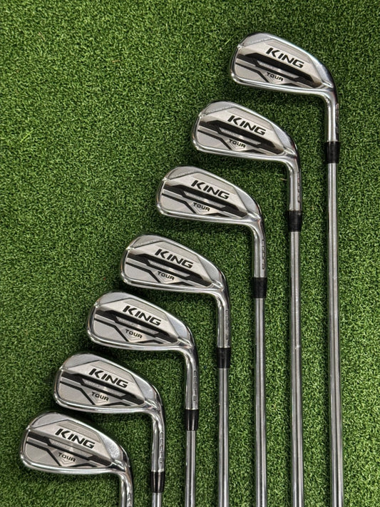 Cobra King MIM Tour Iron Set 4-Pw X-Stiff Flex Project X Shafts *used*