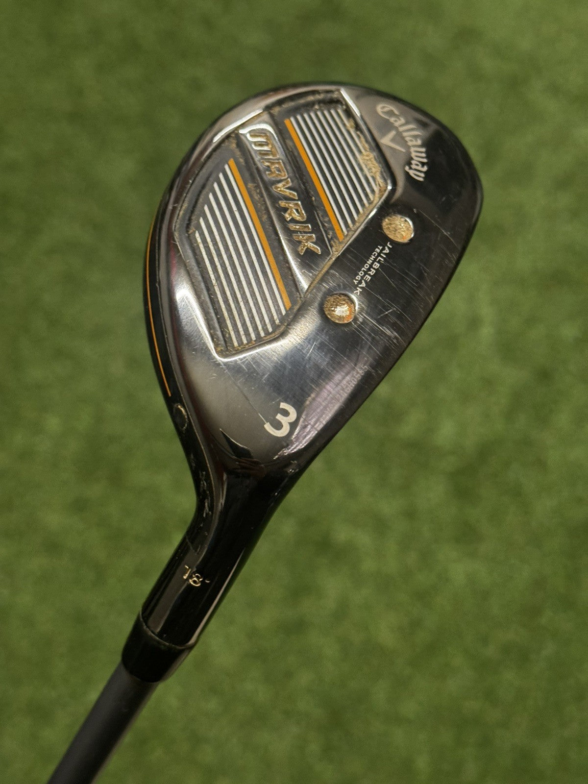 Callaway Mavrik 3 Hybrid 18 Degree Stiff Flex Shaft