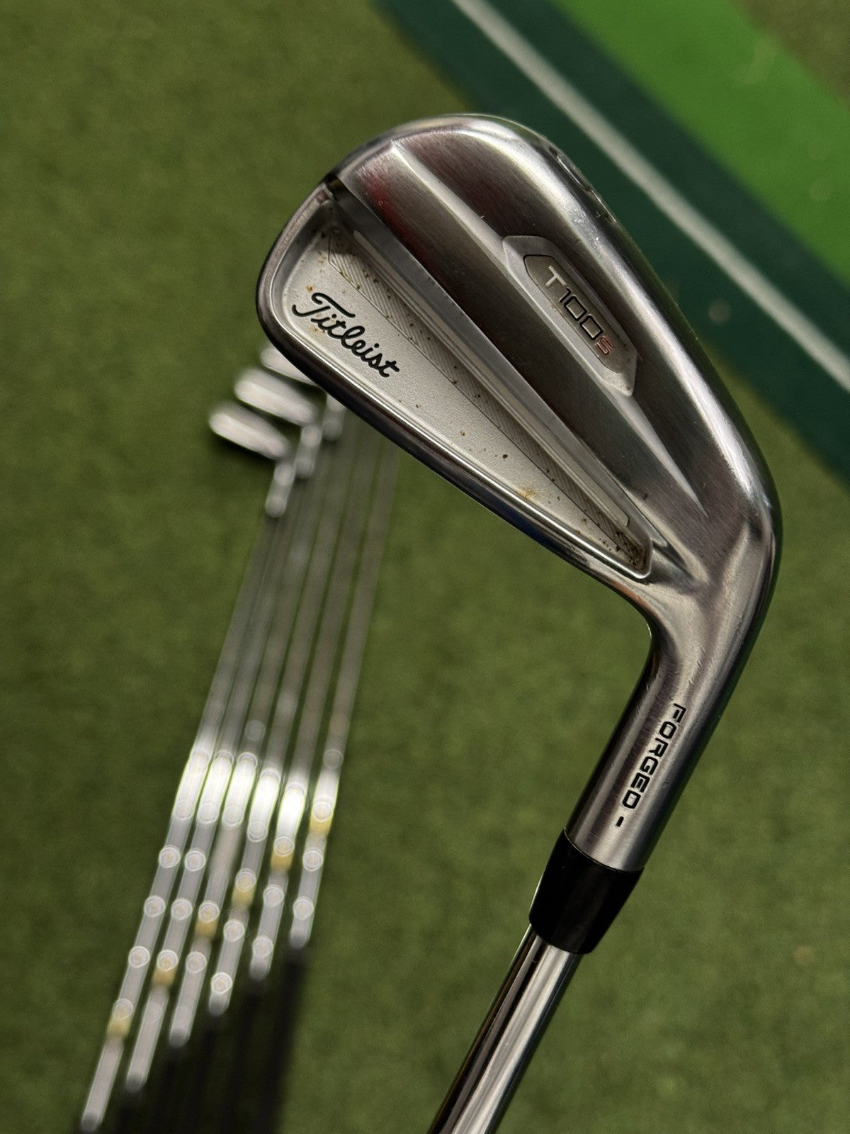 Titleist T100s 2021 Iron Set 5-GW Dynamic Gold X100 Shafts