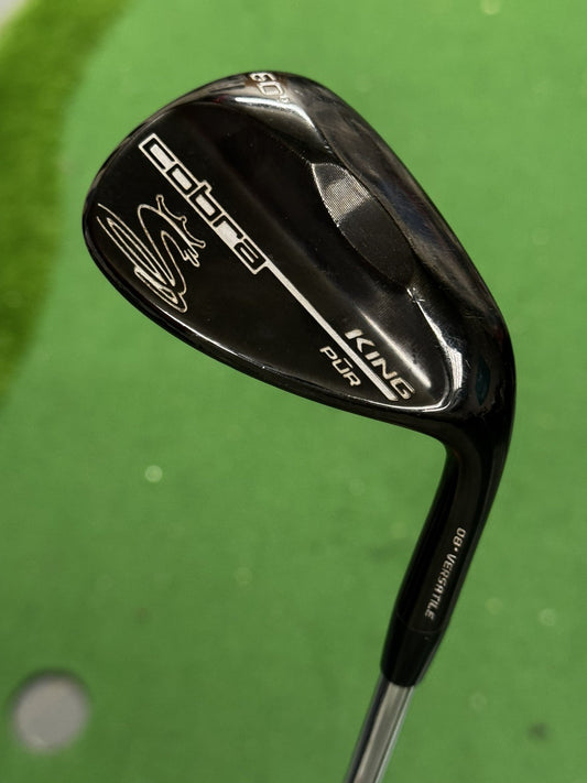 Cobra King Pur Lob Wedge Black 60 Degree Stiff Flex Steel Shaft