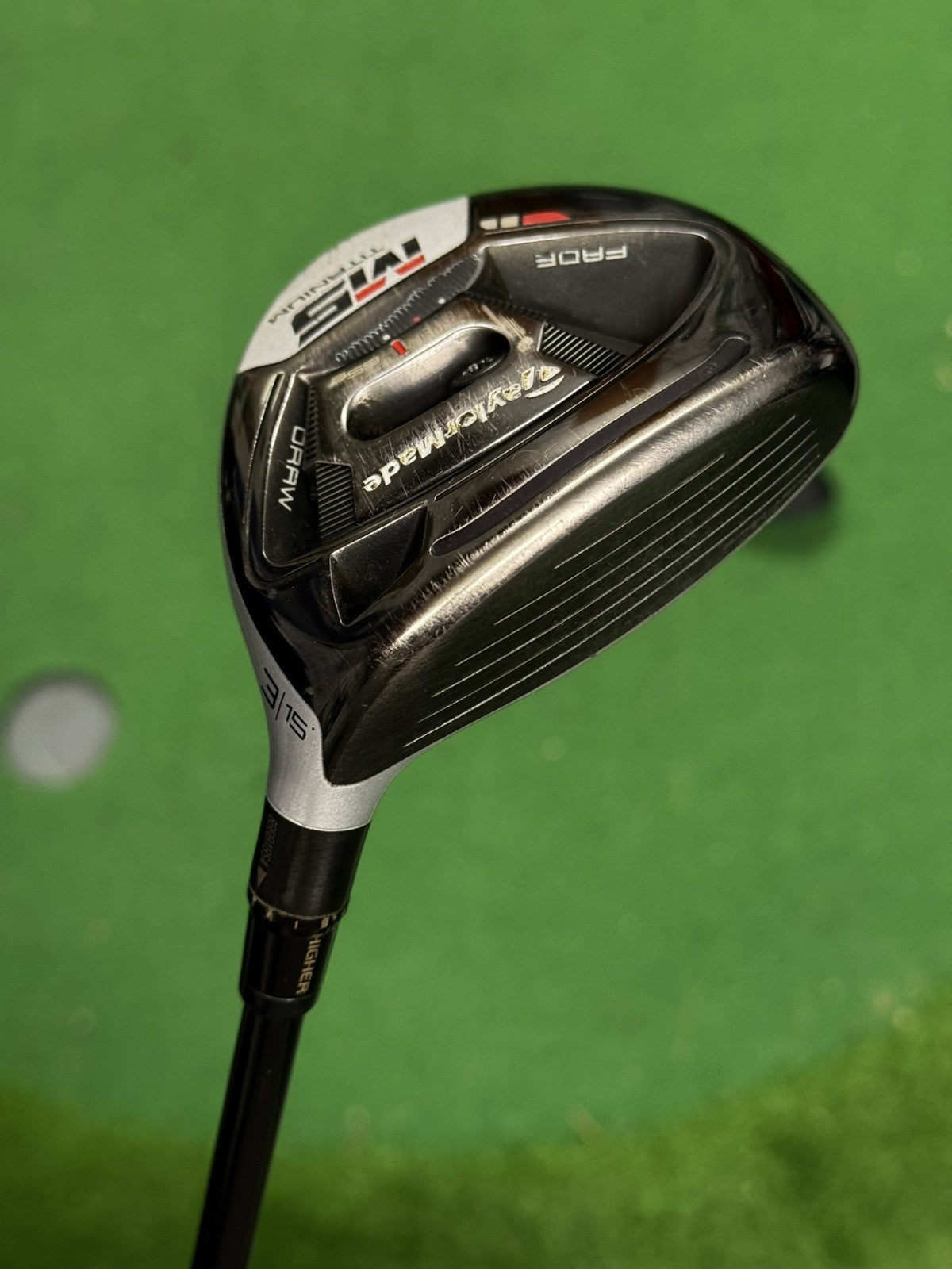 Taylormade M5 3 Wood 15 Degree Stiff Flex HZRDUS Red Shaft