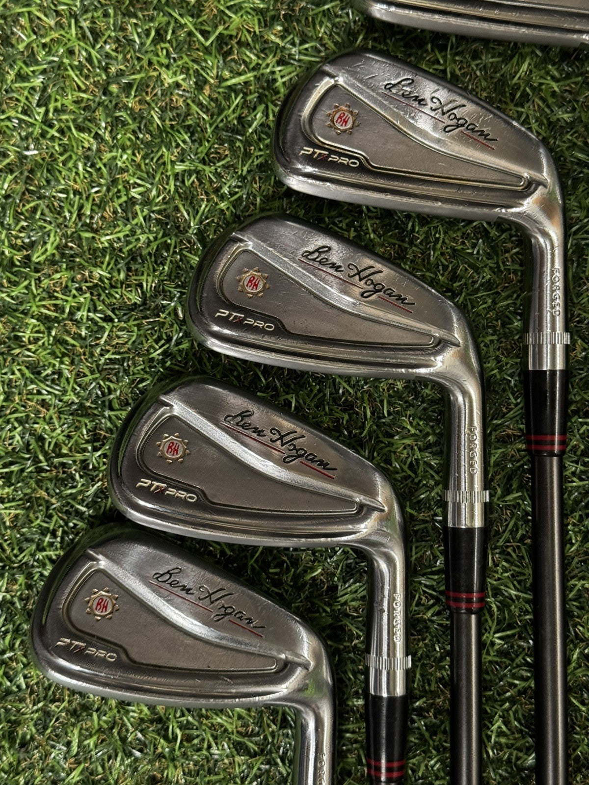 Ben Hogan PTX Pro Iron Set 5-PW Stiff Flex Recoil ES 780 Shafts